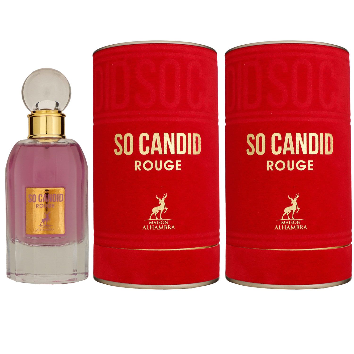 Maison Alhambra So Candid Rouge 2 x 85 ml Eau de Parfum EDP Set Damenparfum