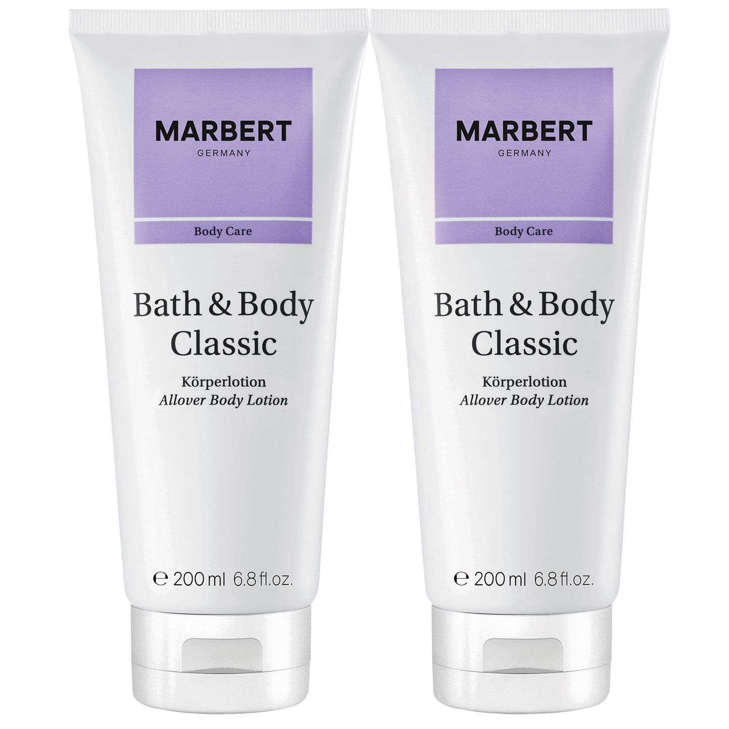 Marbert Bath & Body Classic 2 x 200 ml Bodylotion Body Lotion K�rperlotion Set