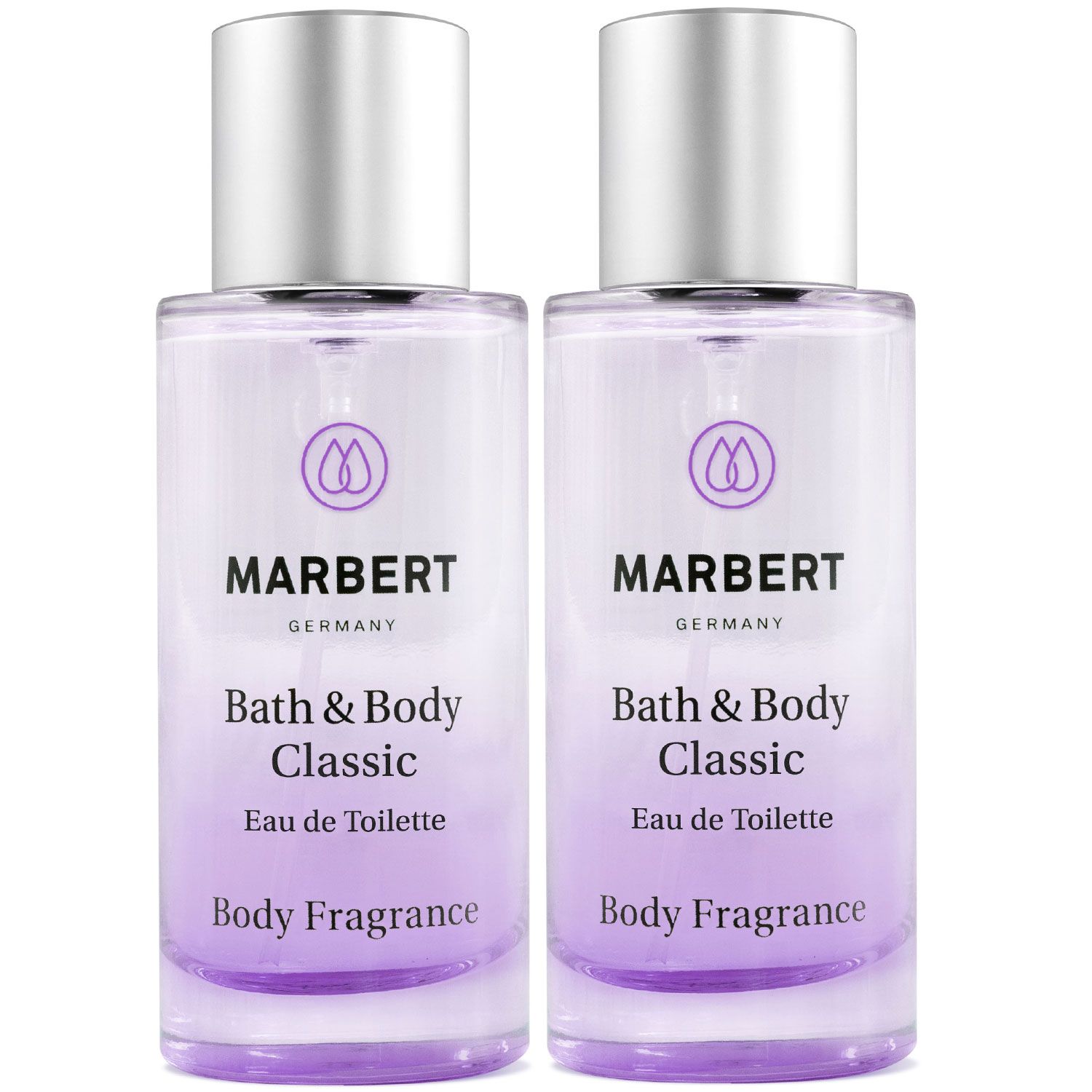 Marbert Bath & Body Classic 2 x 50 ml Eau de Toilette EDT Damenduft Set