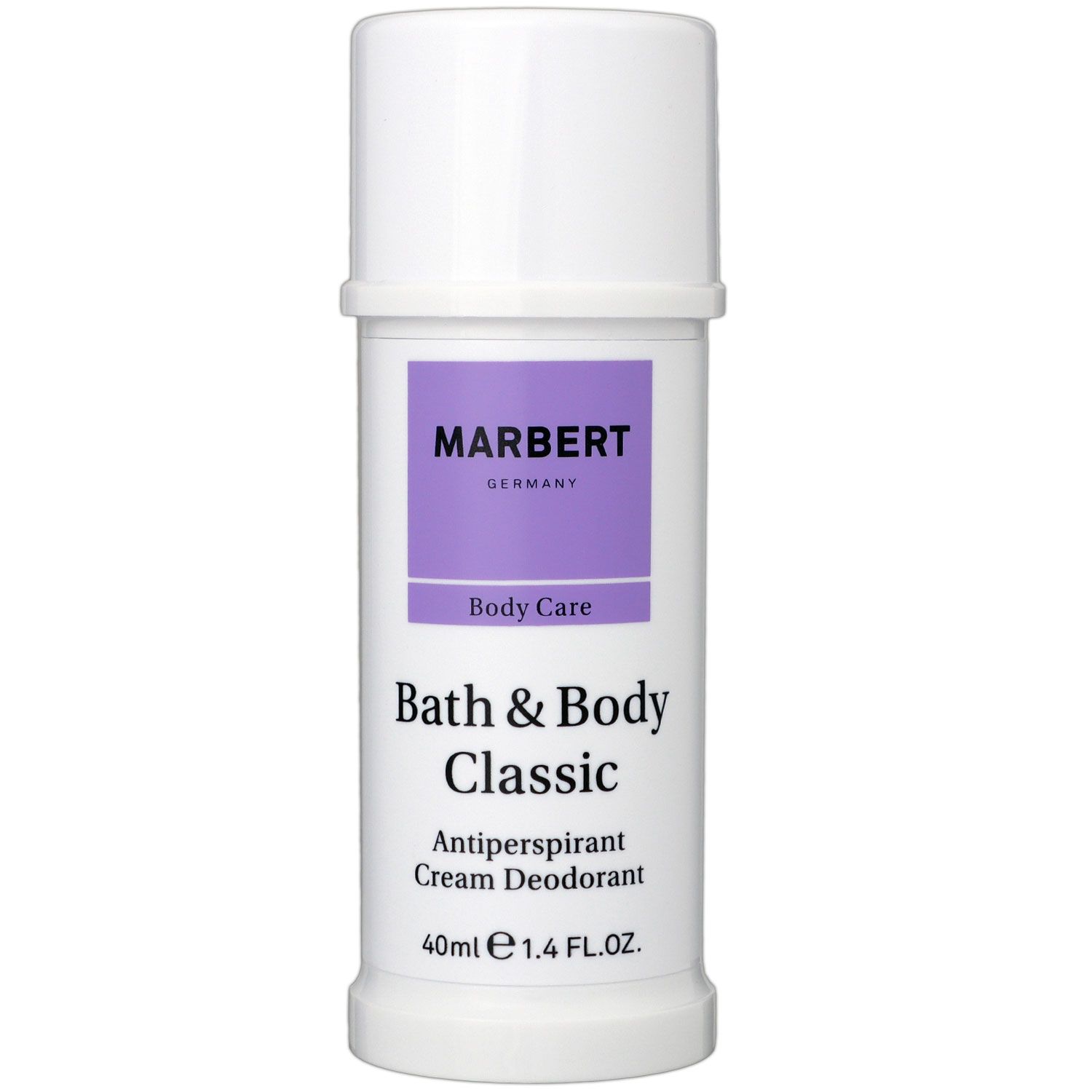 Marbert Bath & Body Classic 40 ml Cream Deodorant Creme f�r empfindliche sensible Haut