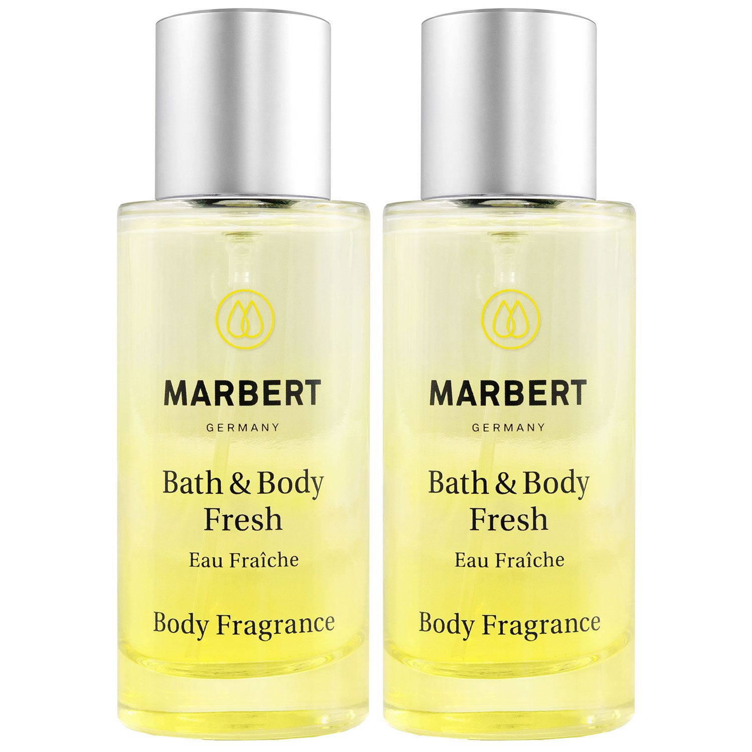 Marbert Bath & Body Fresh 2 x 50 ml Eau Fraiche Bodymist Bodyspray Set