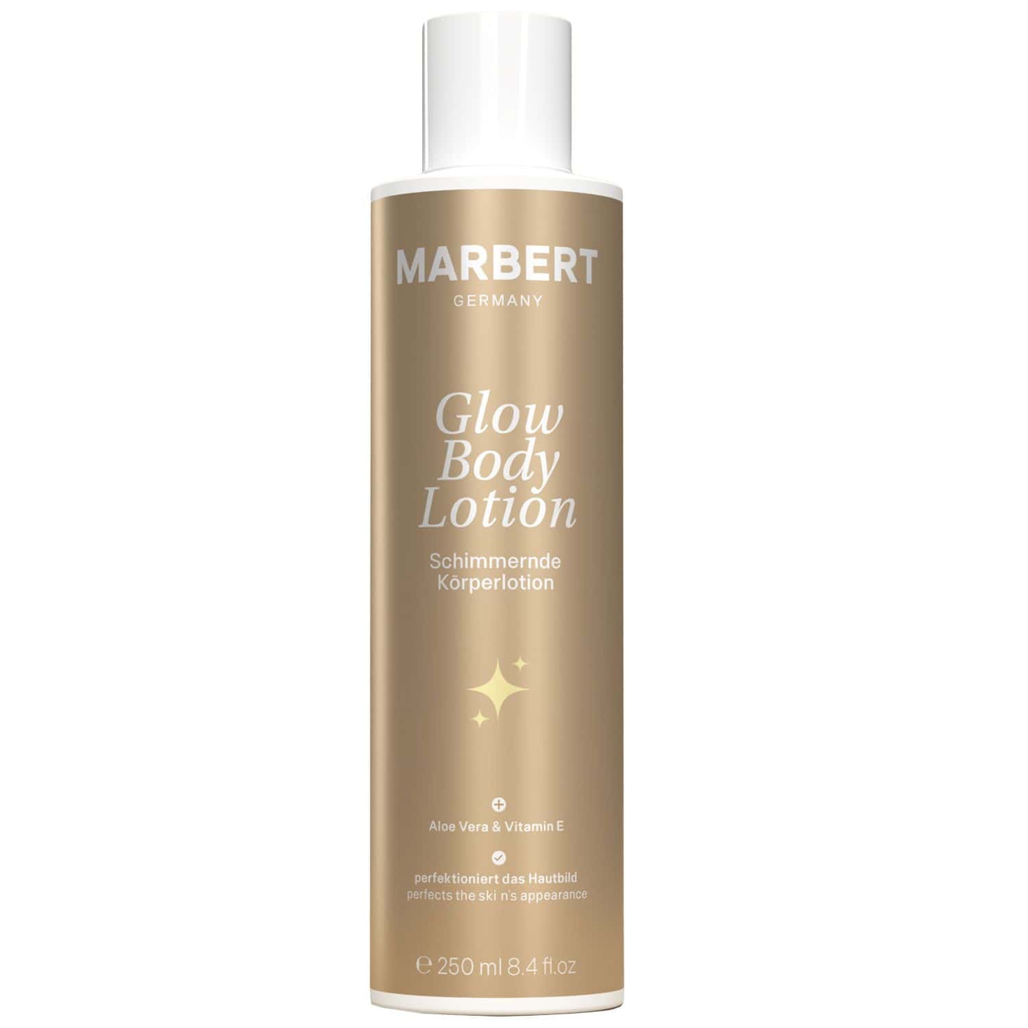 Marbert Bath & Body Glow 250 ml schimmernde Body Lotion K�rperlotion Pflege