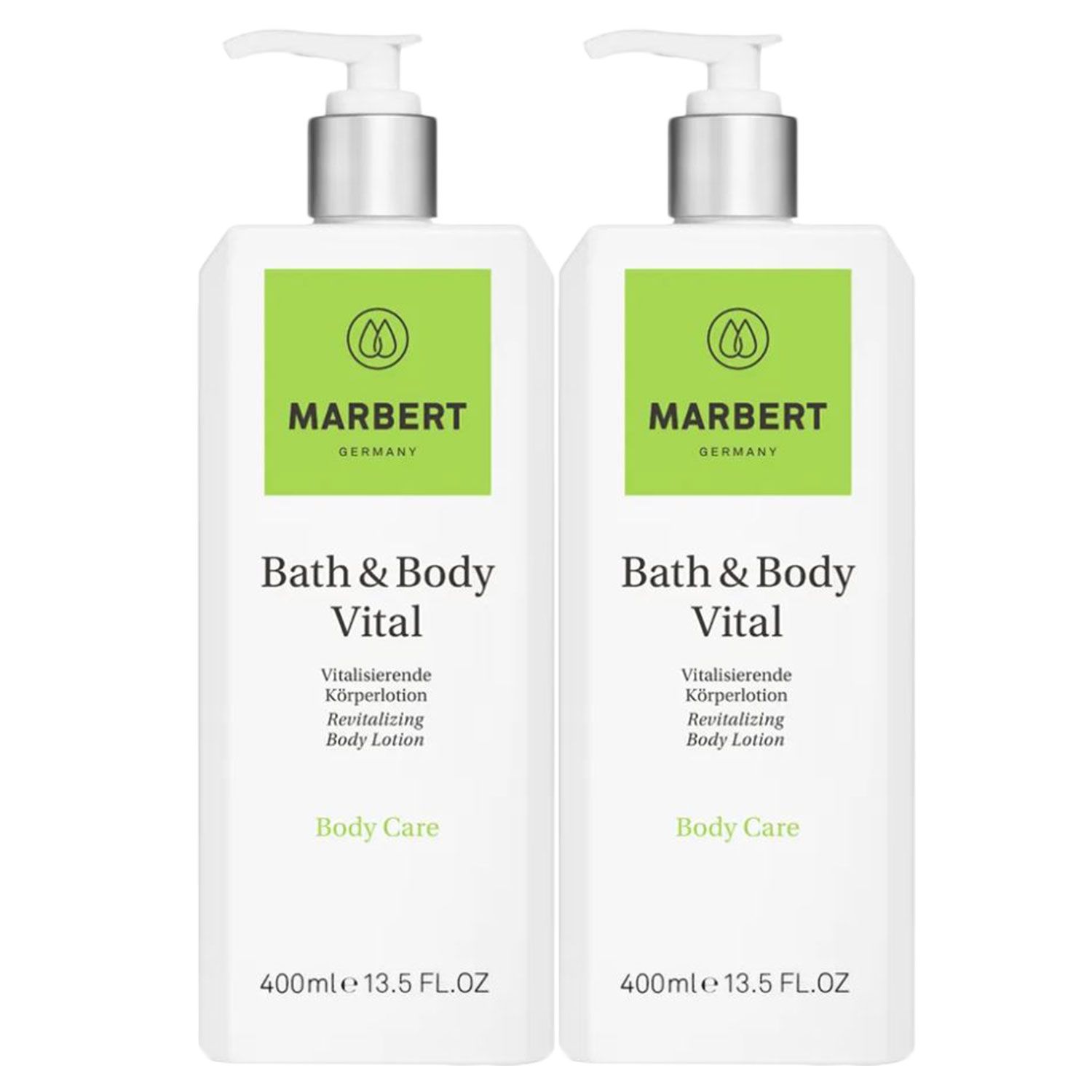 Marbert Bath & Body Vital 2 x 400 ml Bodylotion Body Lotion K�rperlotion Set