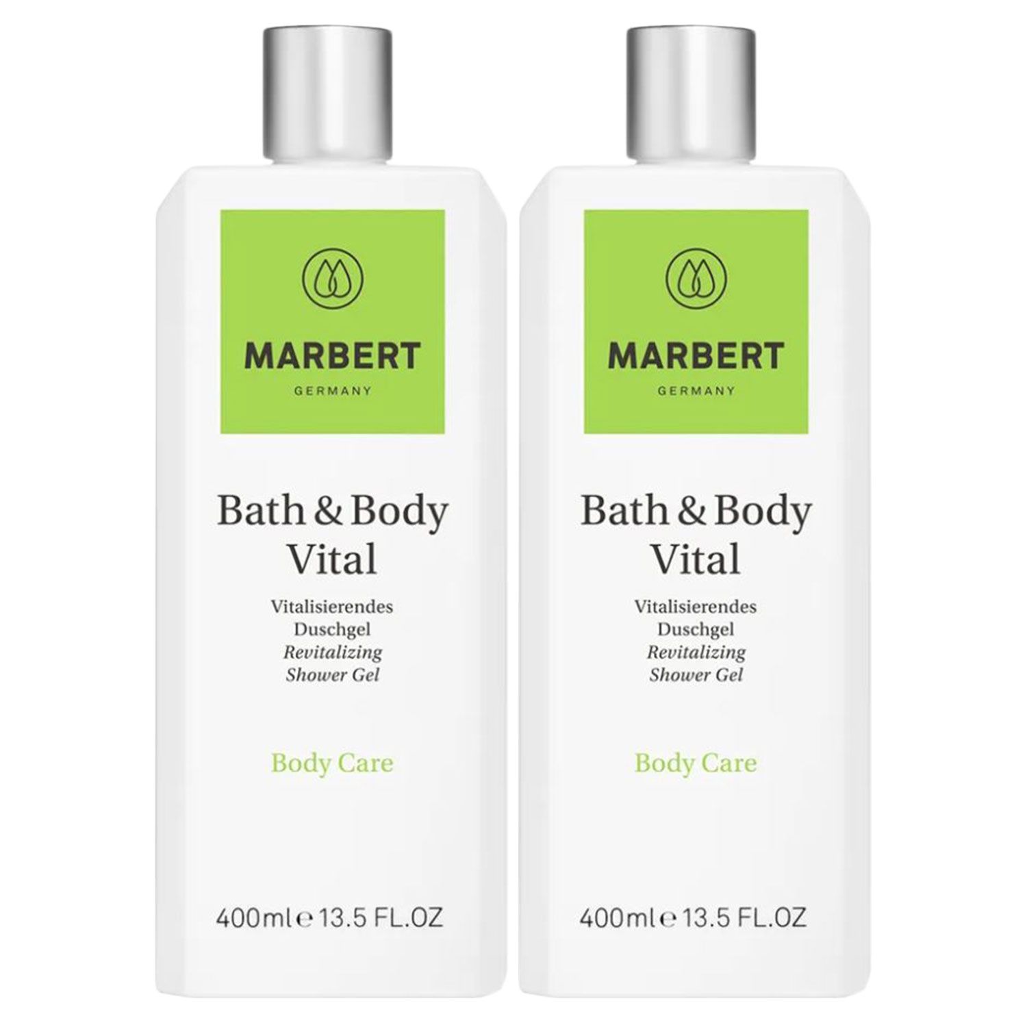 Marbert Bath & Body Vital 2 x 400 ml Duschgel Showergel Set