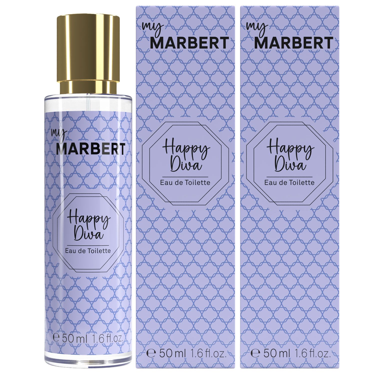 Marbert Happy Diva 2 x 100 ml Eau de Toilette EDT Damenduft Set