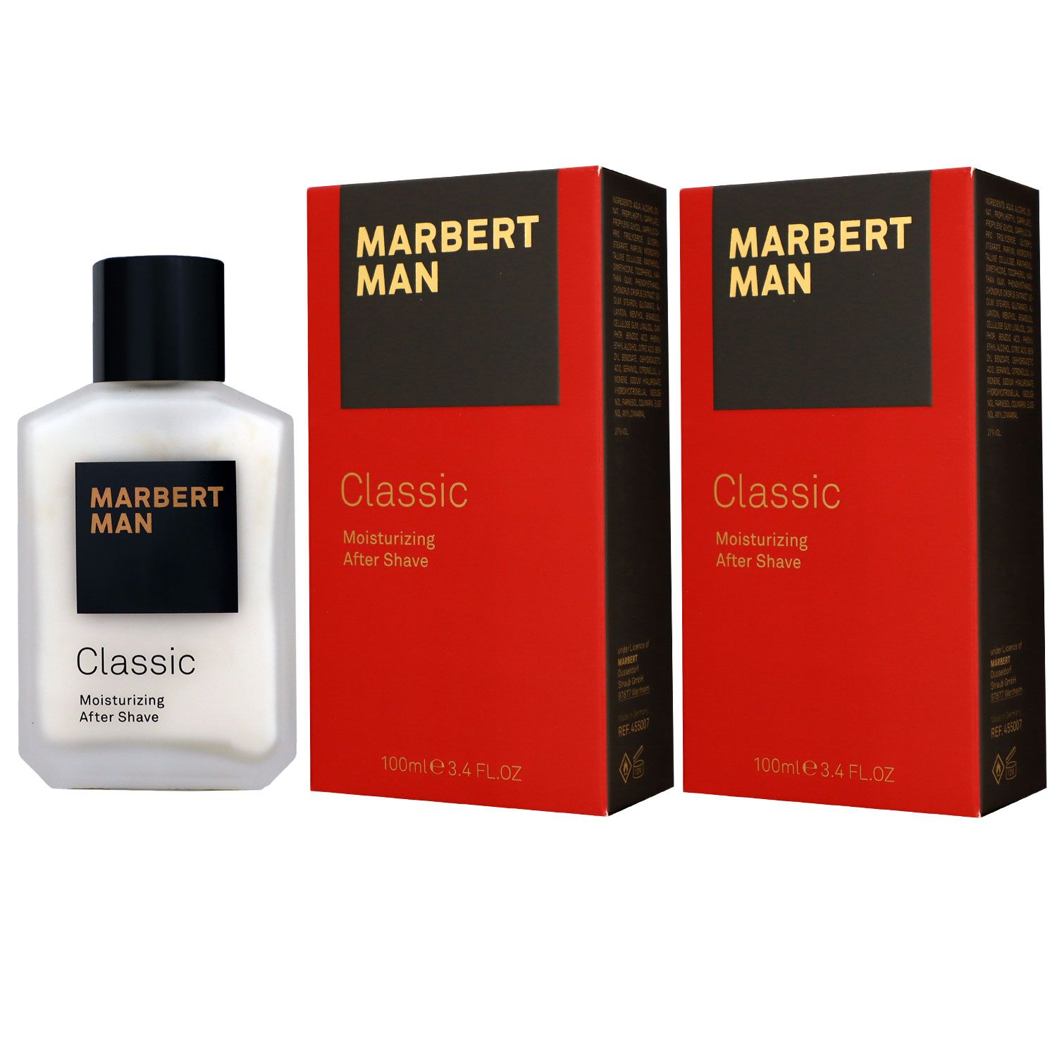 Marbert Man Classic 2 x 100 ml Moisturizing Aftershave After Shave Set