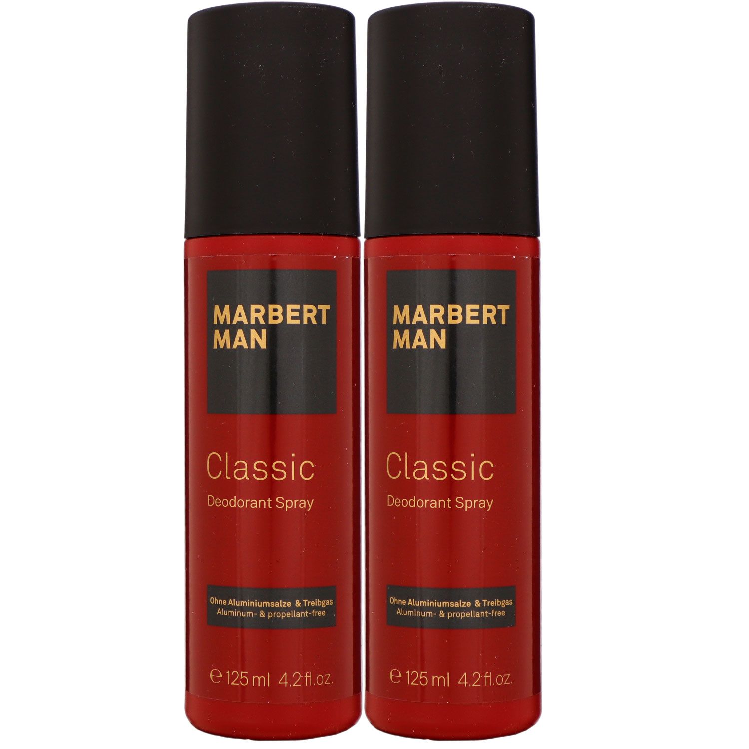 Marbert Man Classic 2 x 125 ml Natural Deospray Deodorant Spray Set