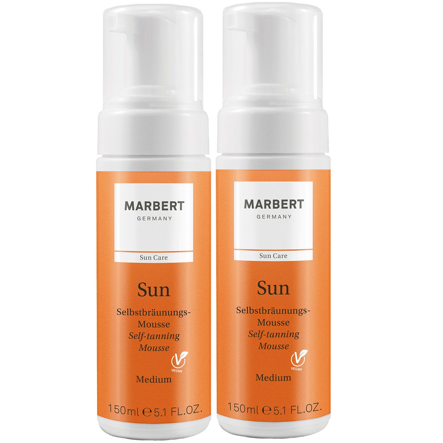 Marbert Sun Care 2 x 150 ml Selbstbr�unungs-Mousse Selbstbr�uner Medium Set