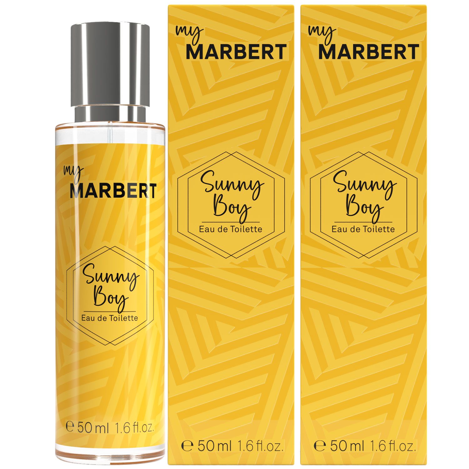 Marbert Sunny Boy 2 x 50 ml Eau de Toilette EDT Herrenduft Set