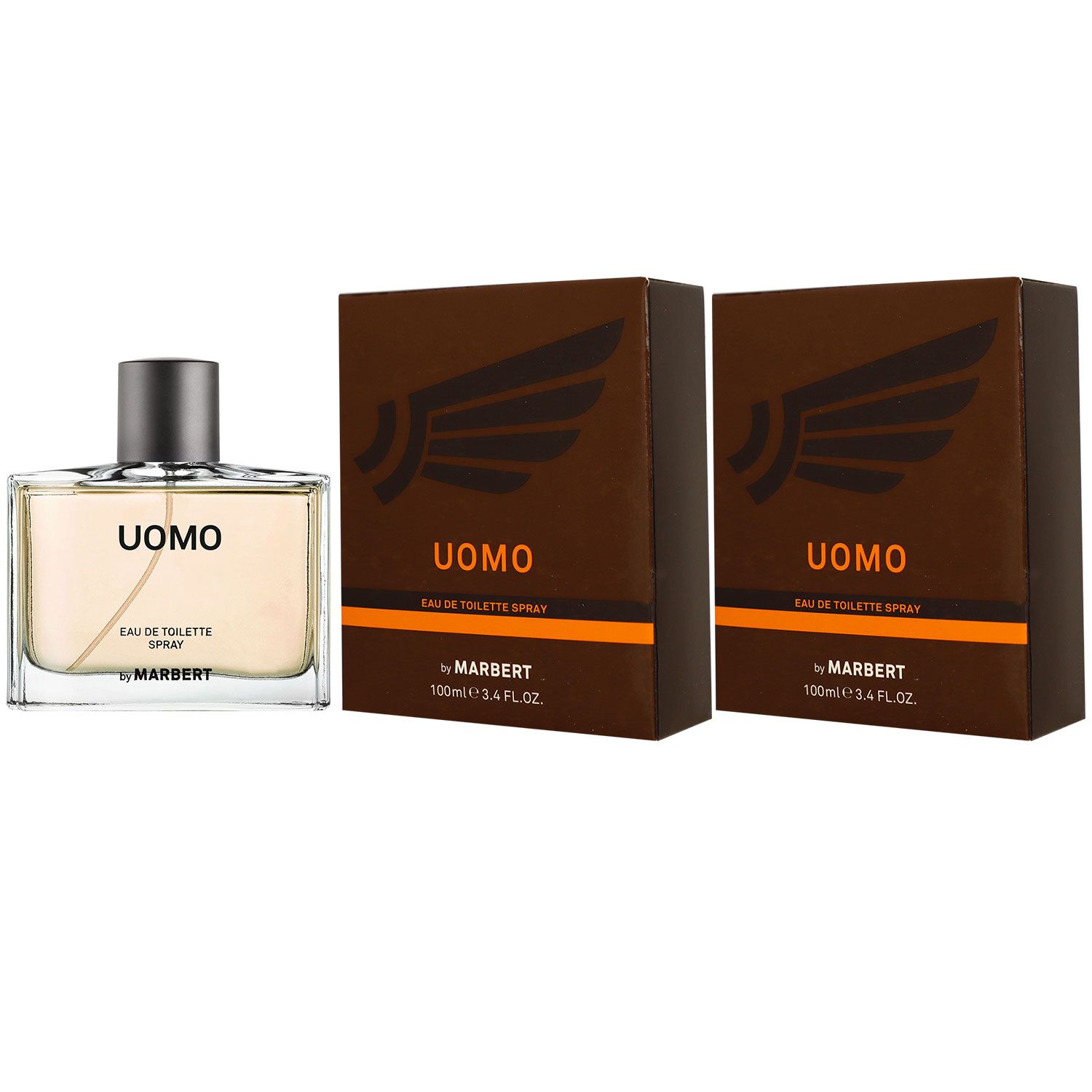 Marbert Uomo 2 x 100 ml Eau de Toilette EDT Herrenduft Herren Duft Set