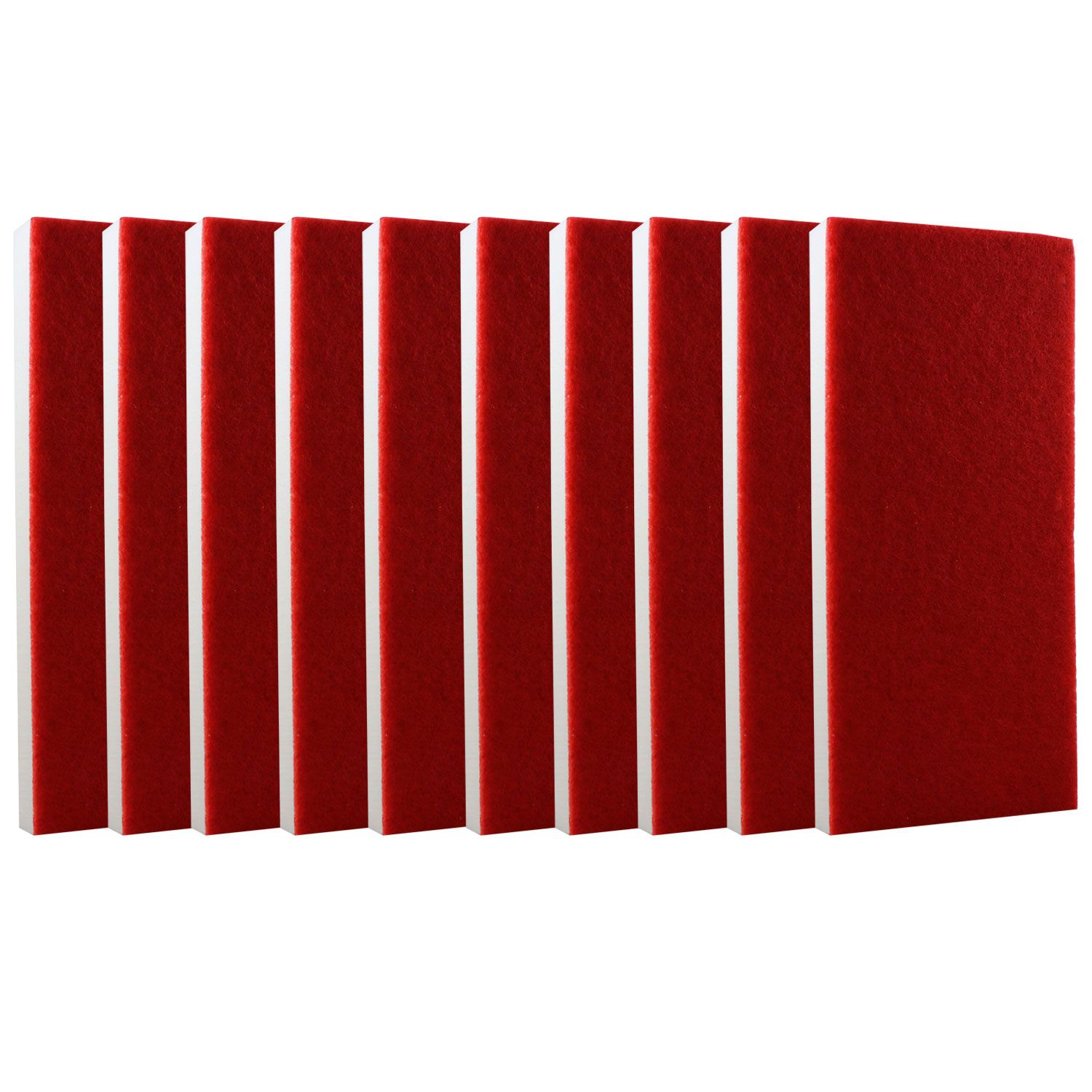 Melamin 10 x Handpad 11,5 x 25 cm Schmutzradierer Set
