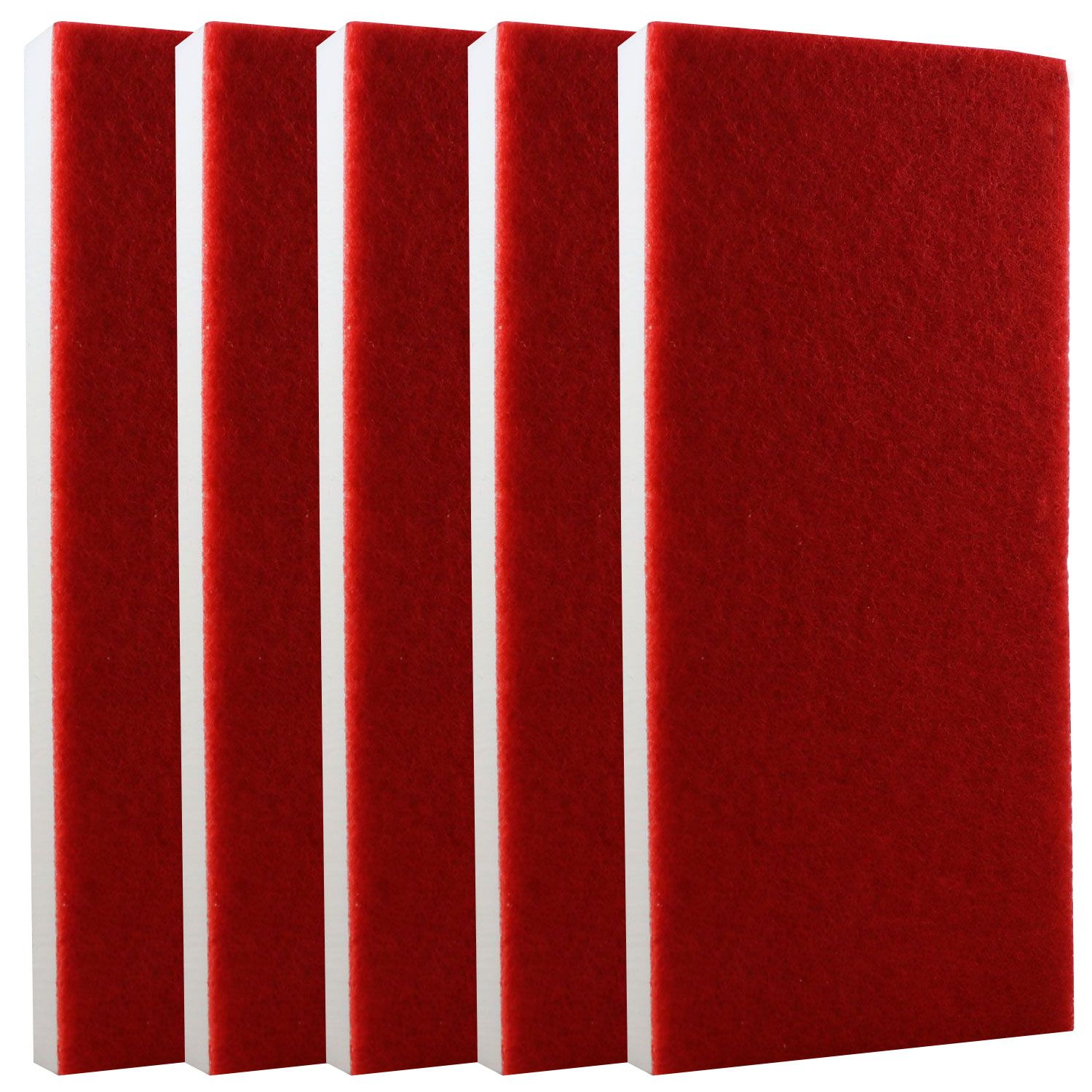 Melamin 5 x Handpad 11,5 x 25 cm Schmutzradierer Set