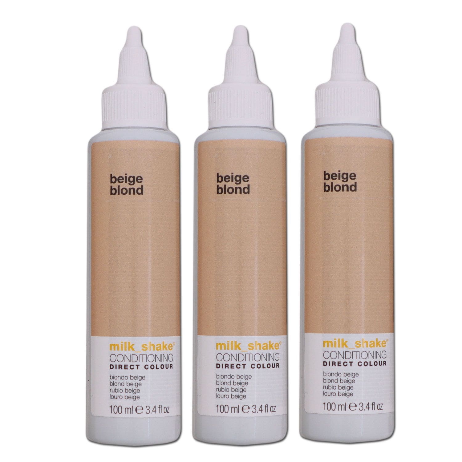 Milk Shake Direct Colour 3 x 100 ml Beige Blond Set