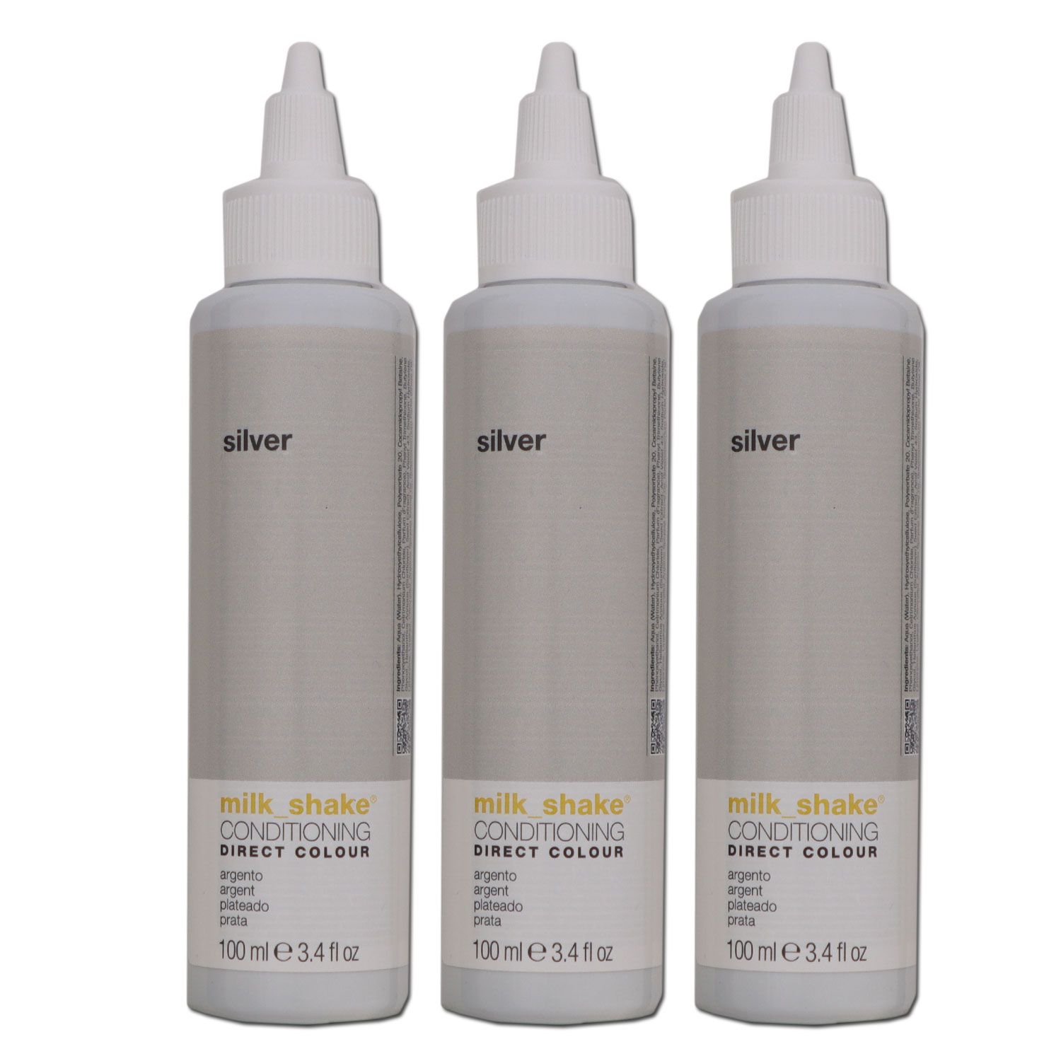 Milk Shake Direct Colour 3 x 100 ml Silver Farbkur Set
