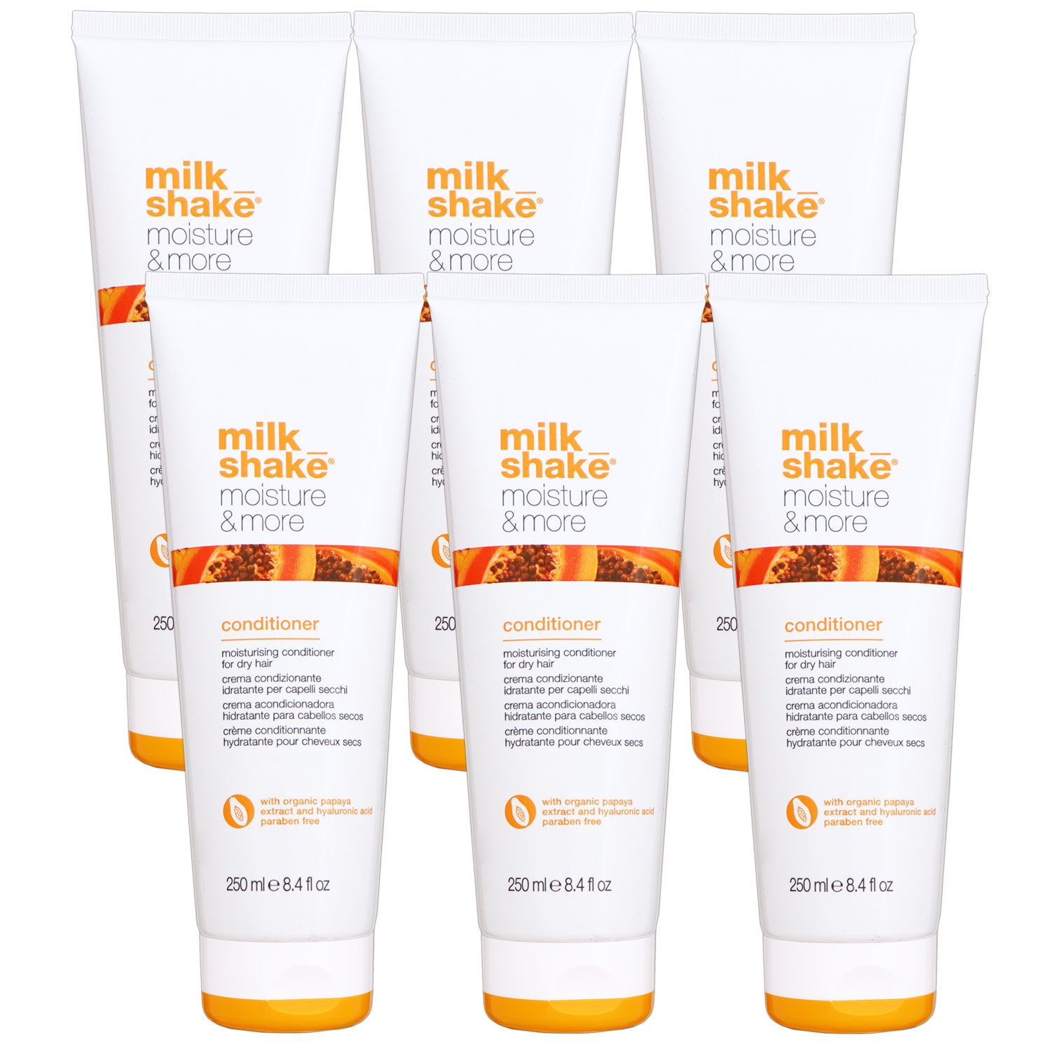 Milk Shake Moisture & More Conditioner 6 x 250 ml f�r trockenes Haar Set