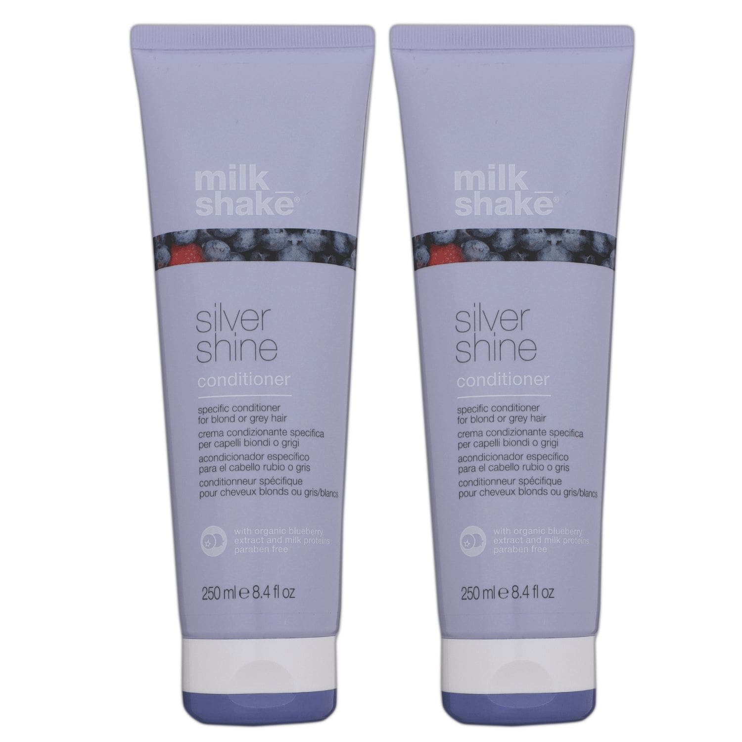 Milk Shake Silver Shine 2 x 250 ml Conditioner blondes & graues Haar Set