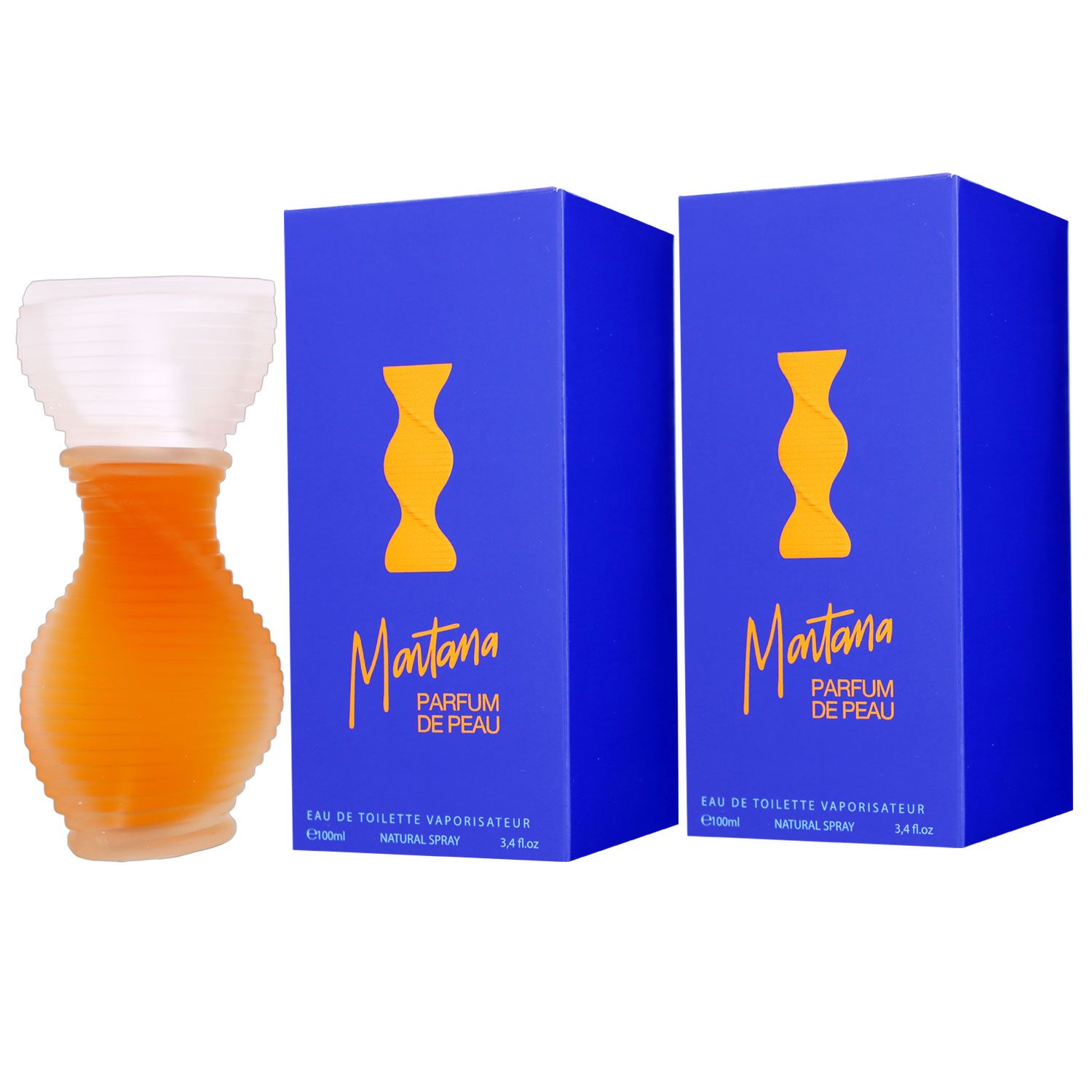 Montana Parfum de Peau 2 x 100 ml Eau de Toilette EDT Set Damenduft