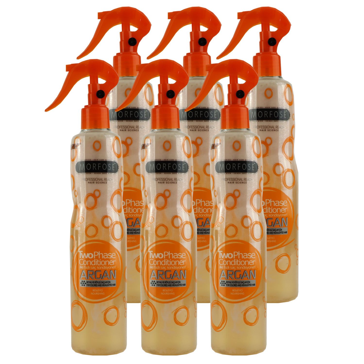 Morfose Reach Two Phase Argan 6 x 400 ml Conditioner f�r trockenes Haar Set