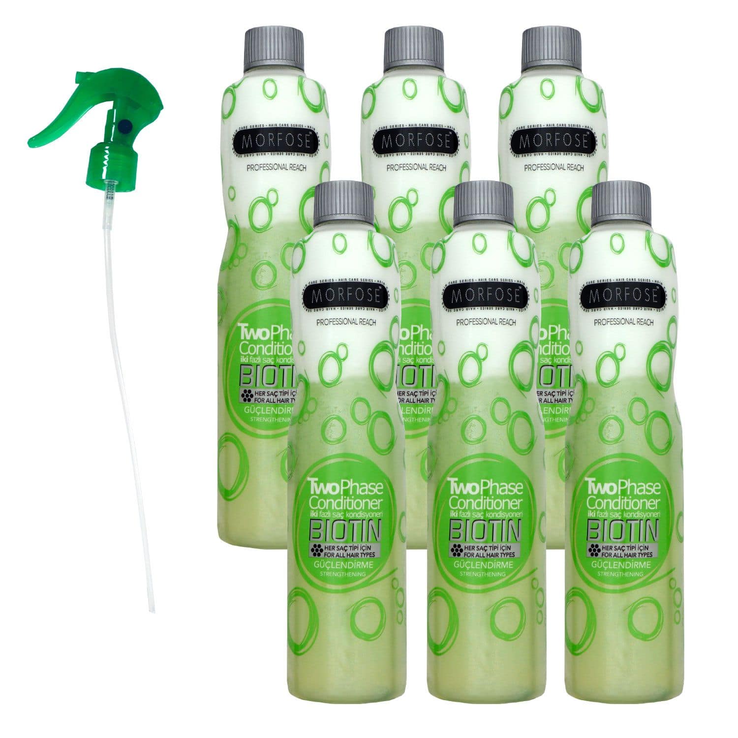 Morfose Reach Two Phase Biotin 6 x 400 ml Conditioner f�r alle Haartypen Set