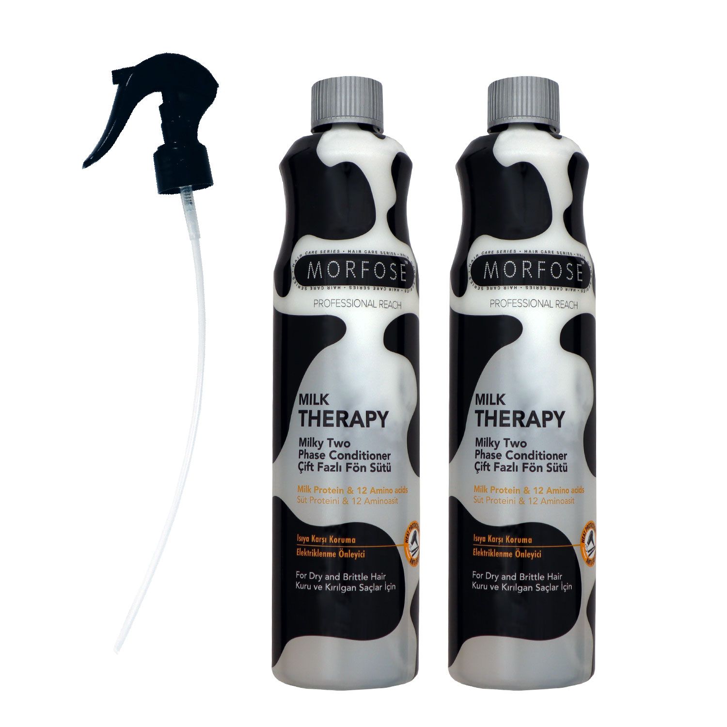 Morfose Two Phase Milk Therapy 2 x 400 ml Conditioner f�r trocken strapaziertes Haar Set