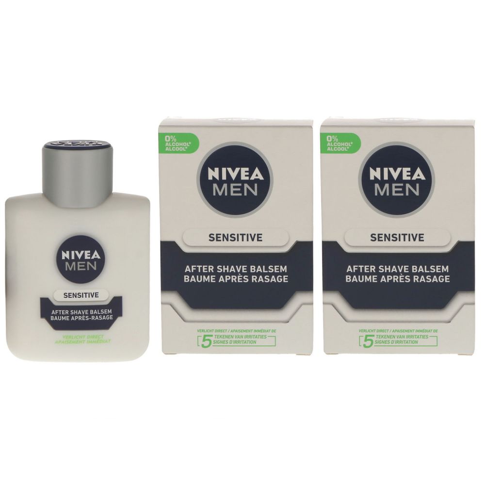 Nivea Men Sensitive 2 x 100 ml After Shave Balm Set