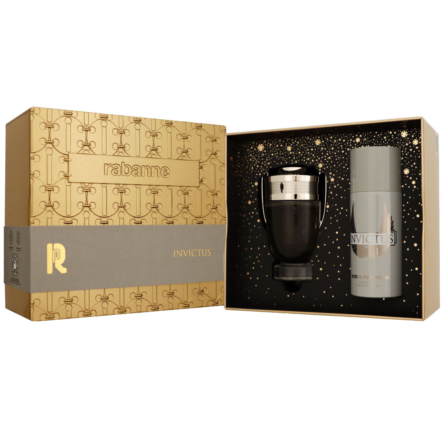 Paco Rabanne Invictus Set 100 ml Eau de Toilette EDT & 150 ml Deospray Deodorant