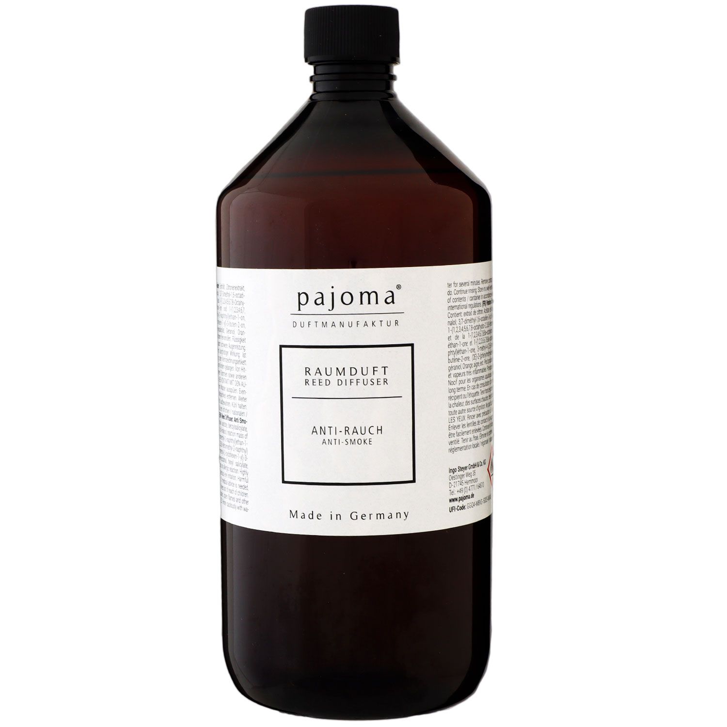 Pajoma Raumduft Nachf�llflasche Anti Rauch 1000 ml Diffuser Lufterfrischer