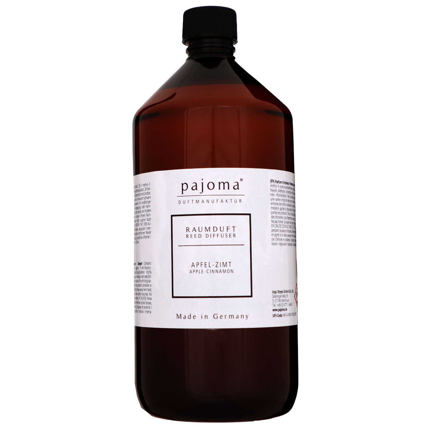 Pajoma Raumduft Nachf�llflasche Apfel-Zimt 1000 ml Diffuser Lufterfrischer