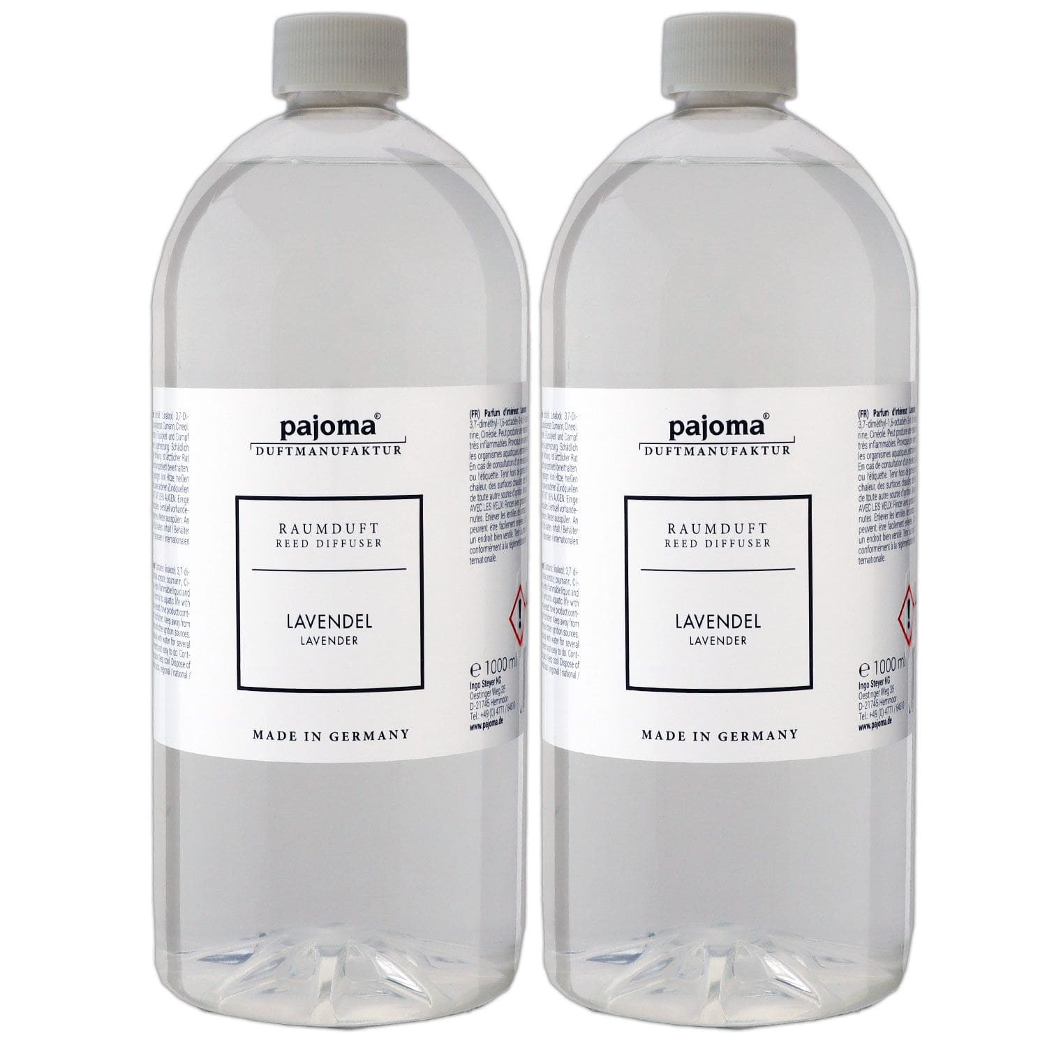 Pajoma Raumduft Nachf�llflasche Lavendel 2 x 1000 ml Diffuser Lufterfrischer Set