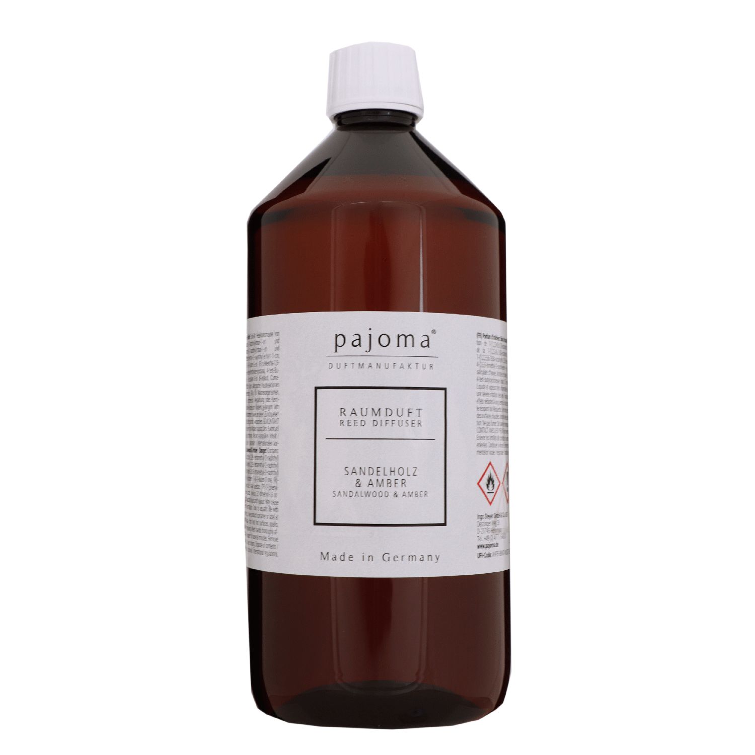 Pajoma Raumduft Nachf�llflasche Sandelholz-Amber 1000 ml Diffuser Lufterfrischer