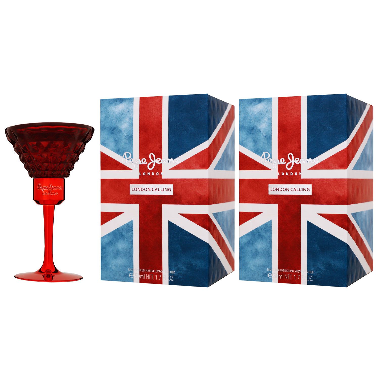 Pepe Jeans London Calling for Her 2 x 50 ml Eau de Parfum EDP Set Damenparfum