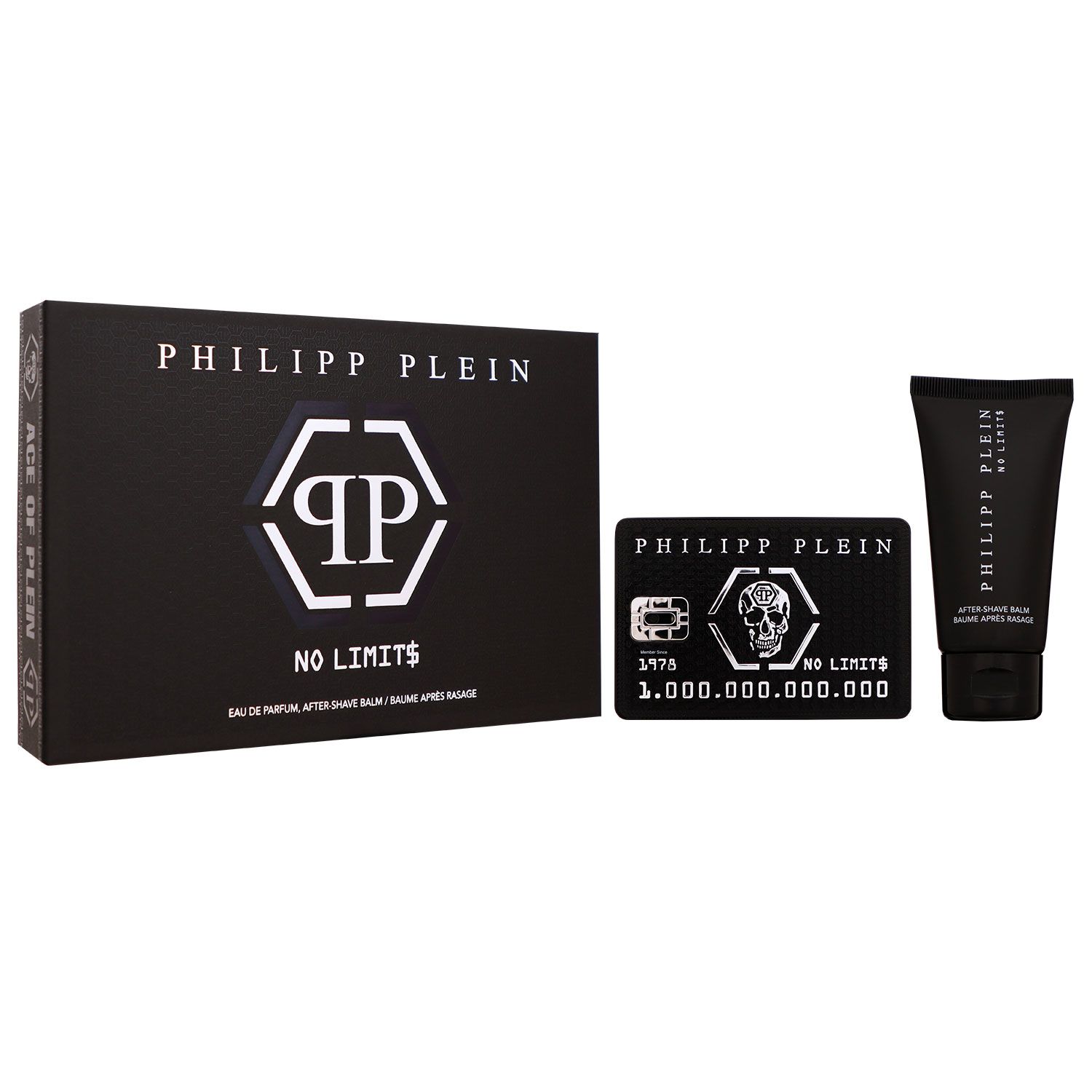 Philipp Plein No Limits Set 50 ml Eau de Parfum EDP & 50 ml Aftershave Balm