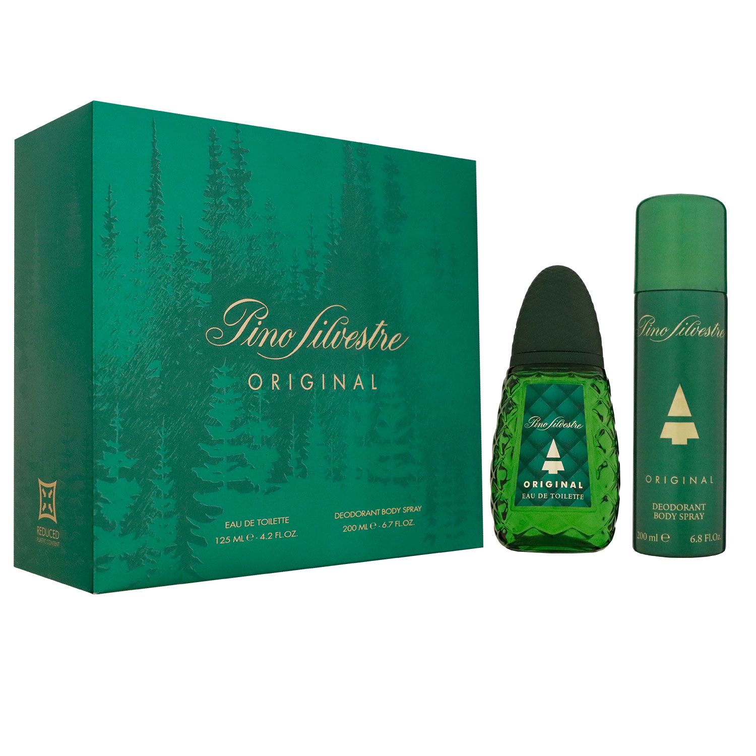 Pino Silvestre Original Set 125 ml Eau de Toilette EDT & 200 ml Deo Spray Deospray