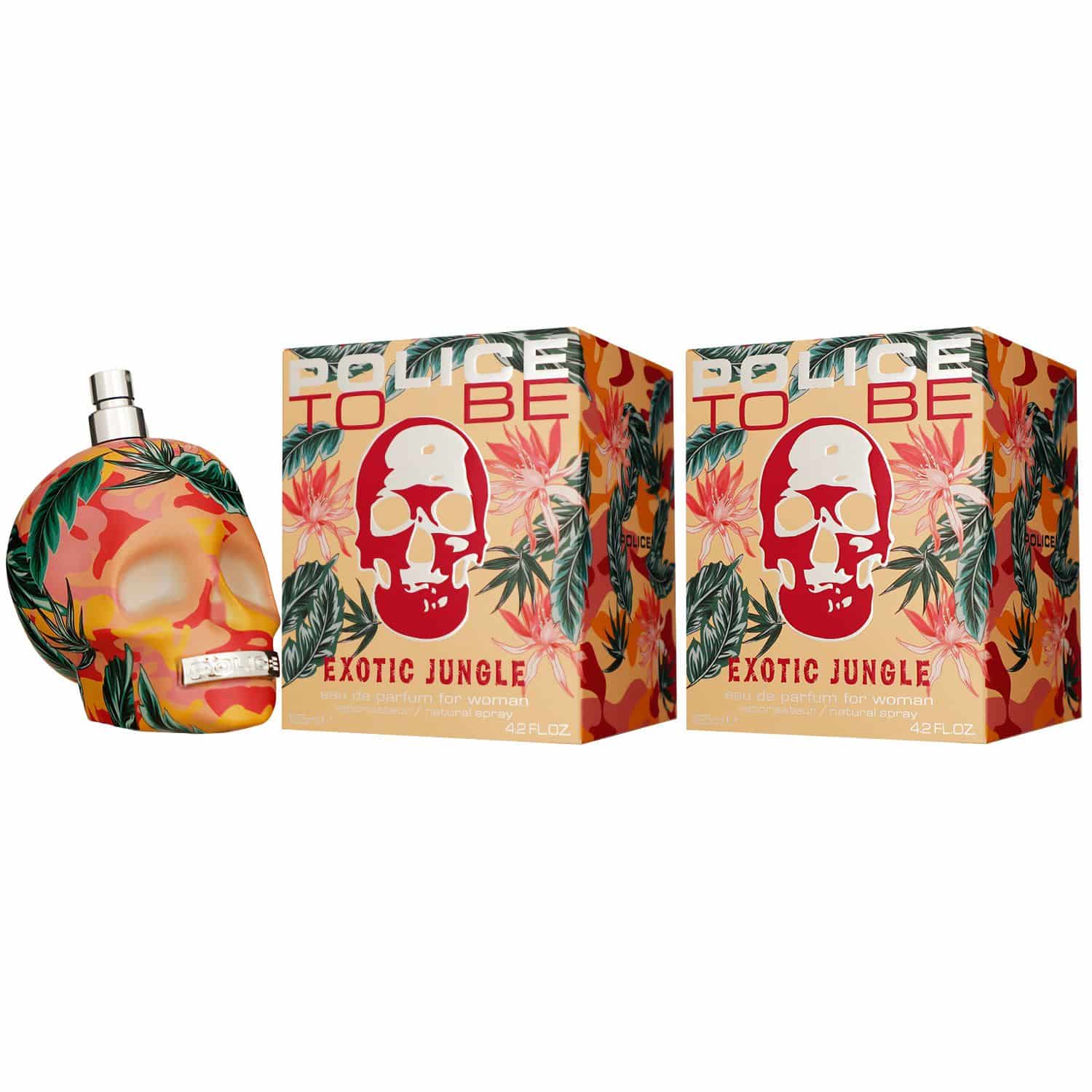Police To Be Exotic Jungle Woman 2 x 125 ml Eau de Parfum EDP Set