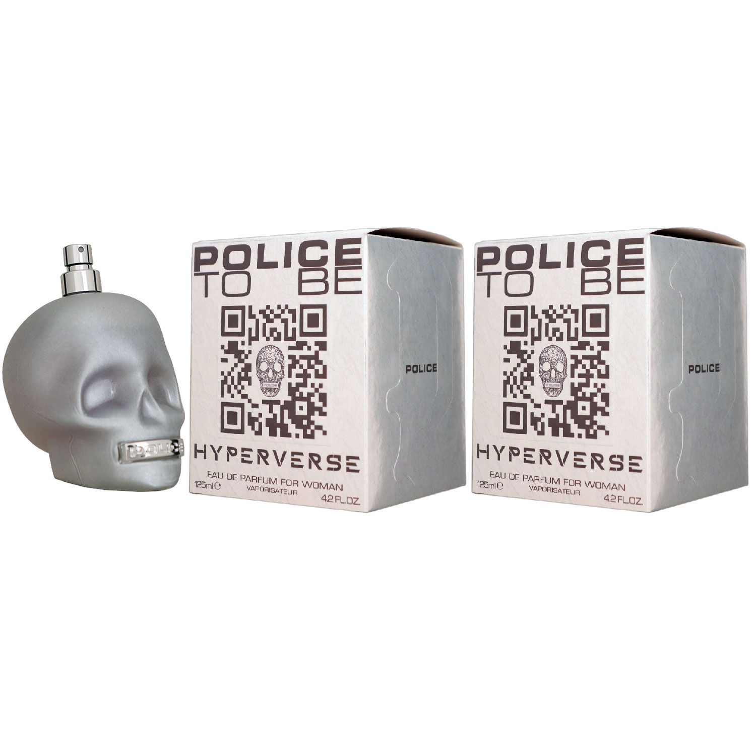 Police To Be Hyperverse for Woman 2 x 125 ml Eau de Parfum EDP Set Damenparfum