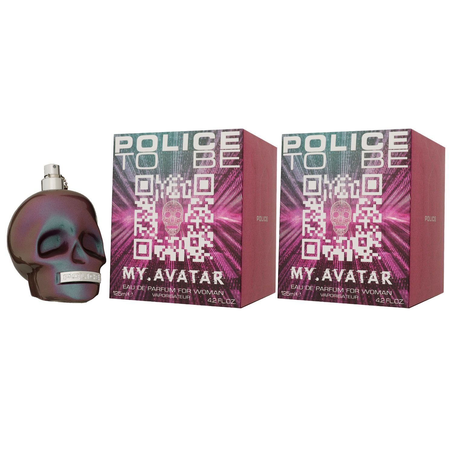 Police To Be My Avatar for Woman 2 x 125 ml Eau de Parfum EDP Set Damenparfum