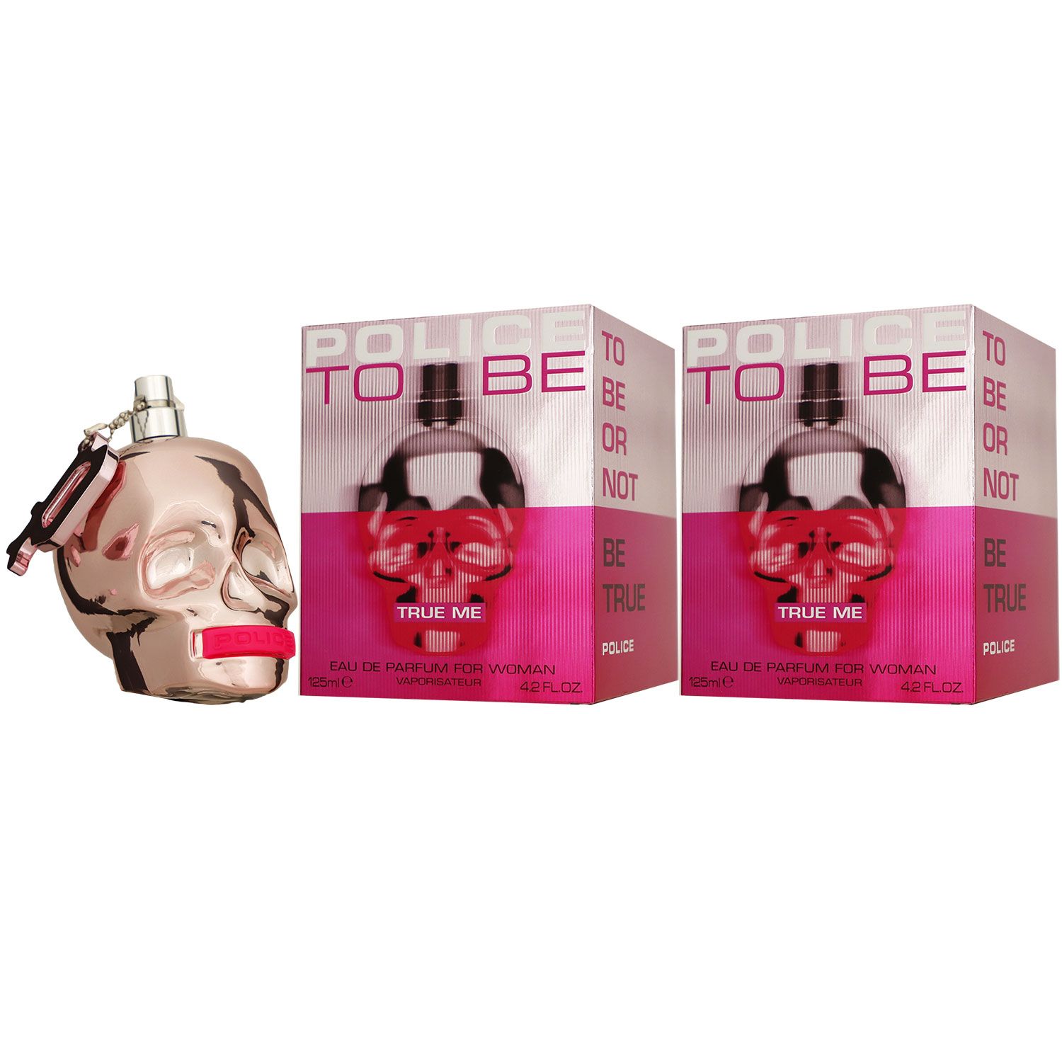 Police To Be True Me for Woman 2 x 125 ml Eau de Parfum EDP Set Damenparfum