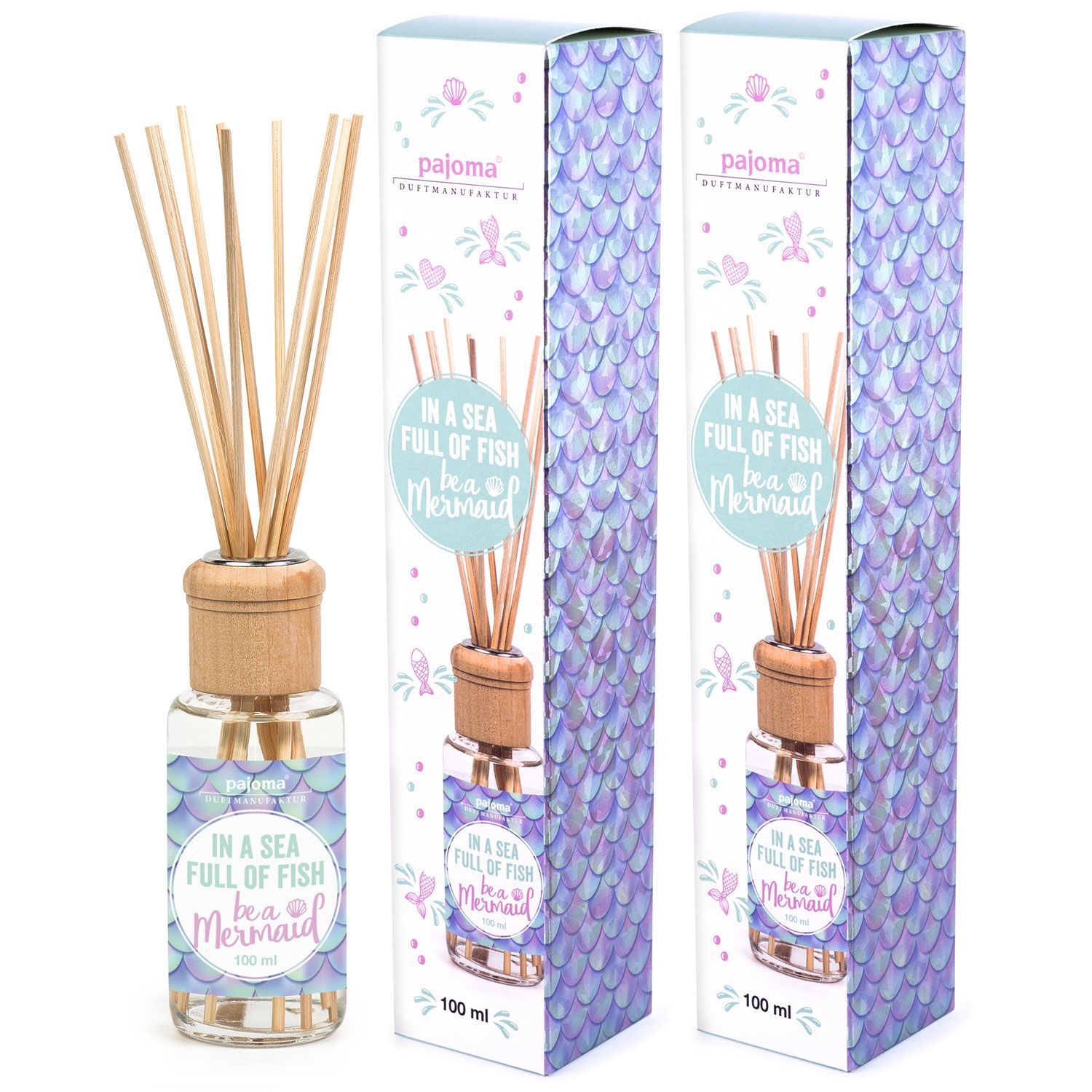 Raumduft Mermaid 2 x 100 ml Raumduftdiffuser Lufterfrischer Set