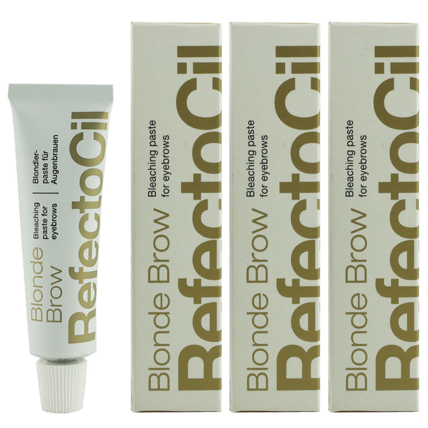 RefectoCil 0 Blonde Brow Eyebrow Bleaching 3 x 15 ml Augenbrauen Blondiercreme Blonde Augenbrauenble