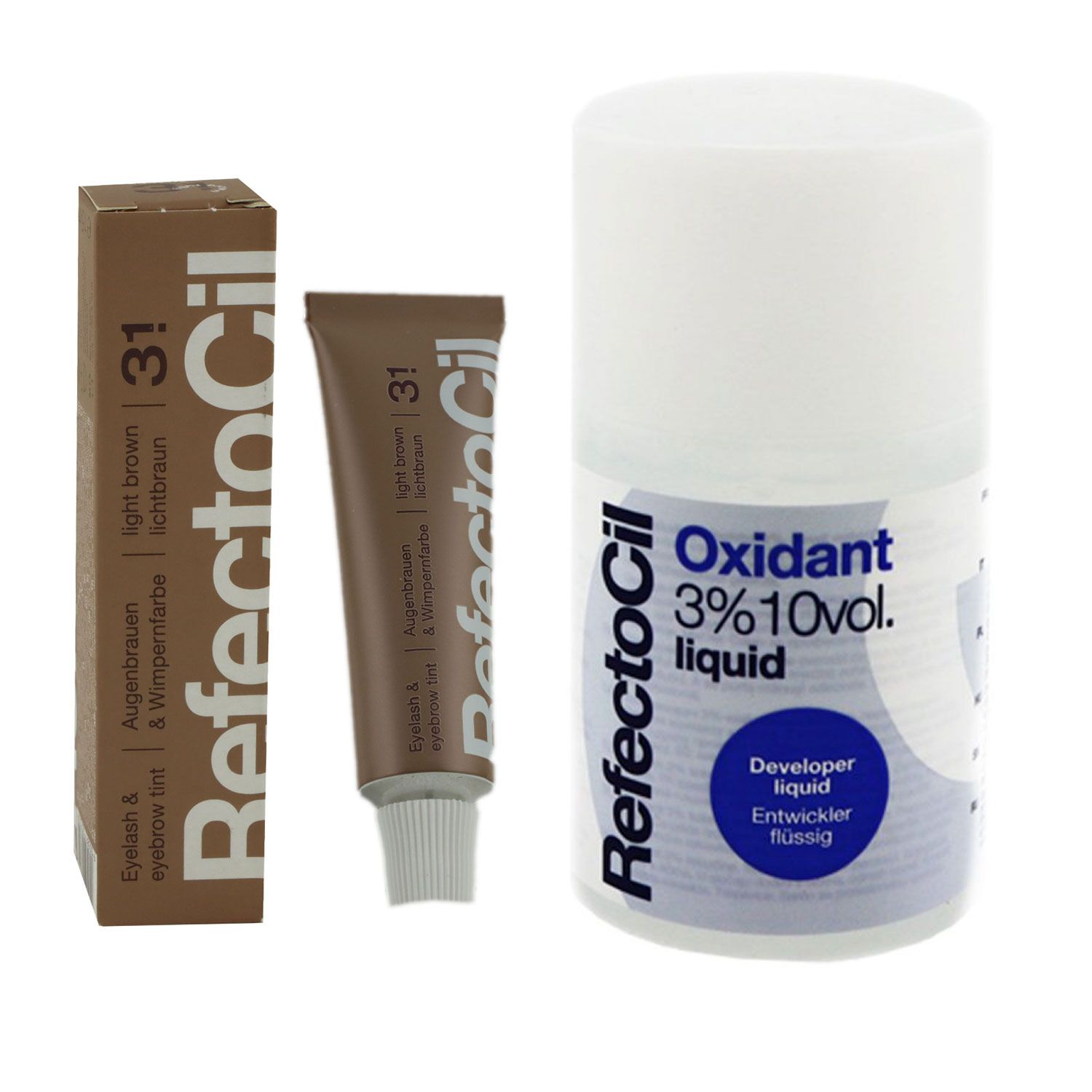 RefectoCil Oxidant & Light Brown Set