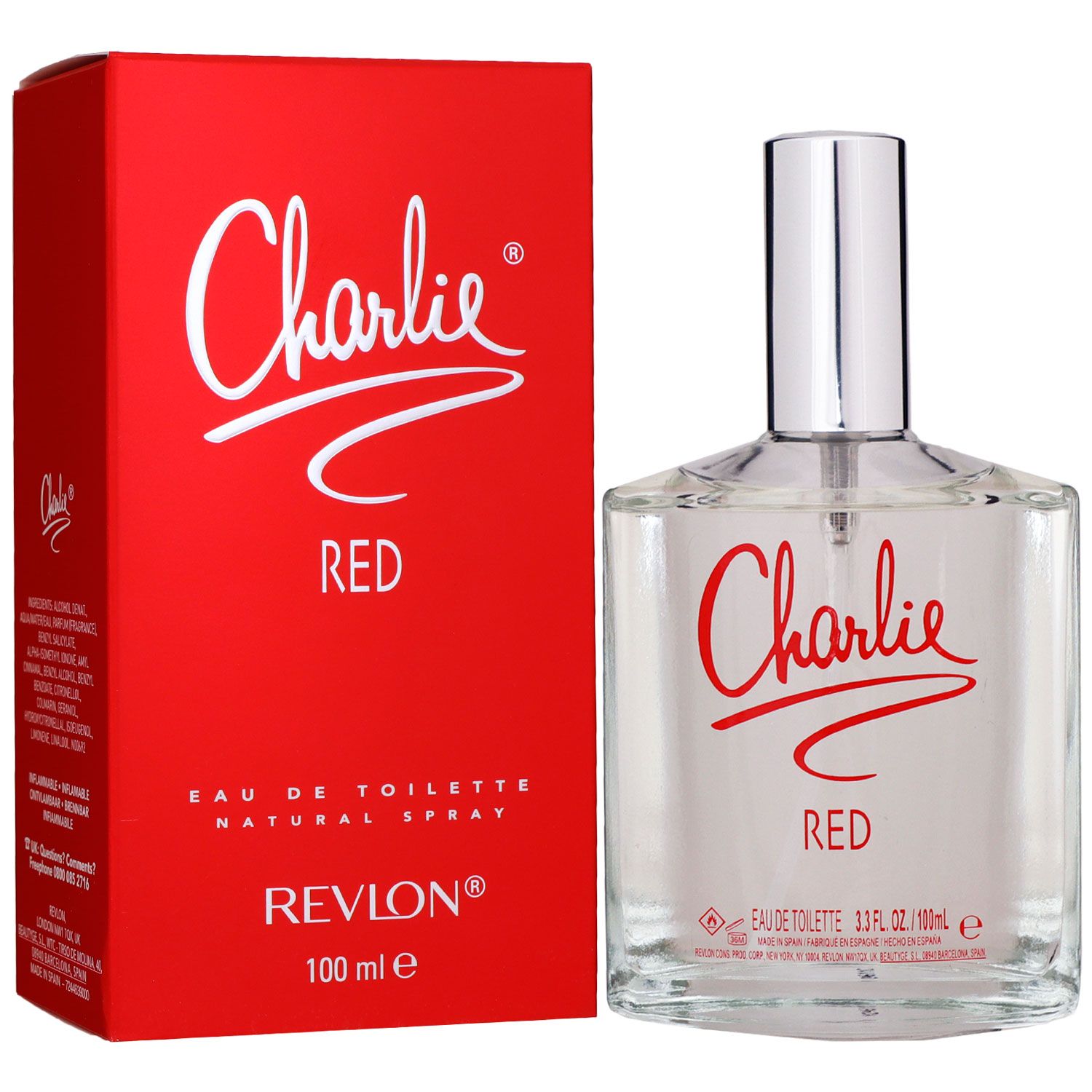 Revlon Charlie Red 100 ml Eau de Toilette EDT Damenduft Damen Duft