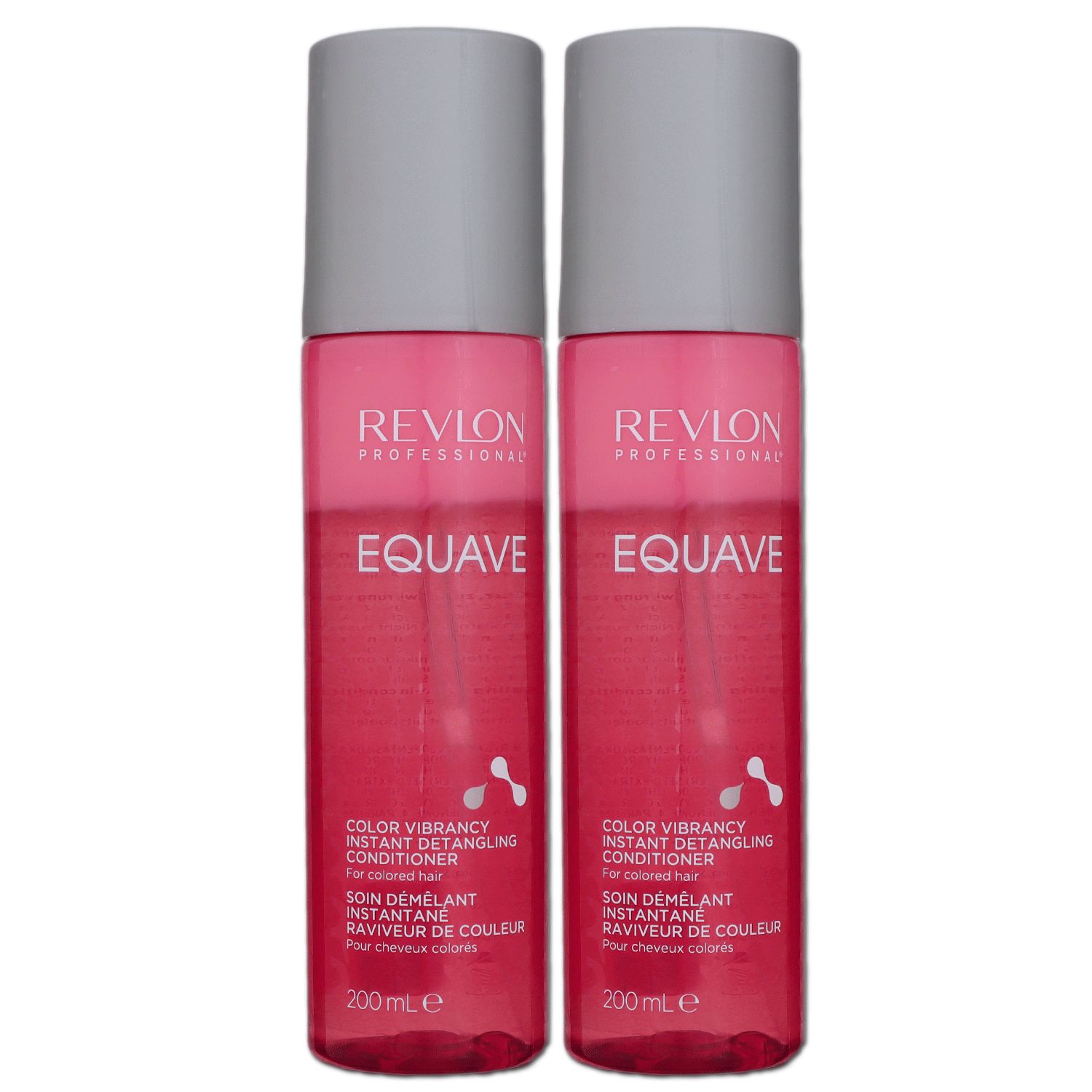 Revlon Equave 2 x 200 ml Color Vibrancy Instant Detangling Conditioner Leave In gef�rbtes Haar Set