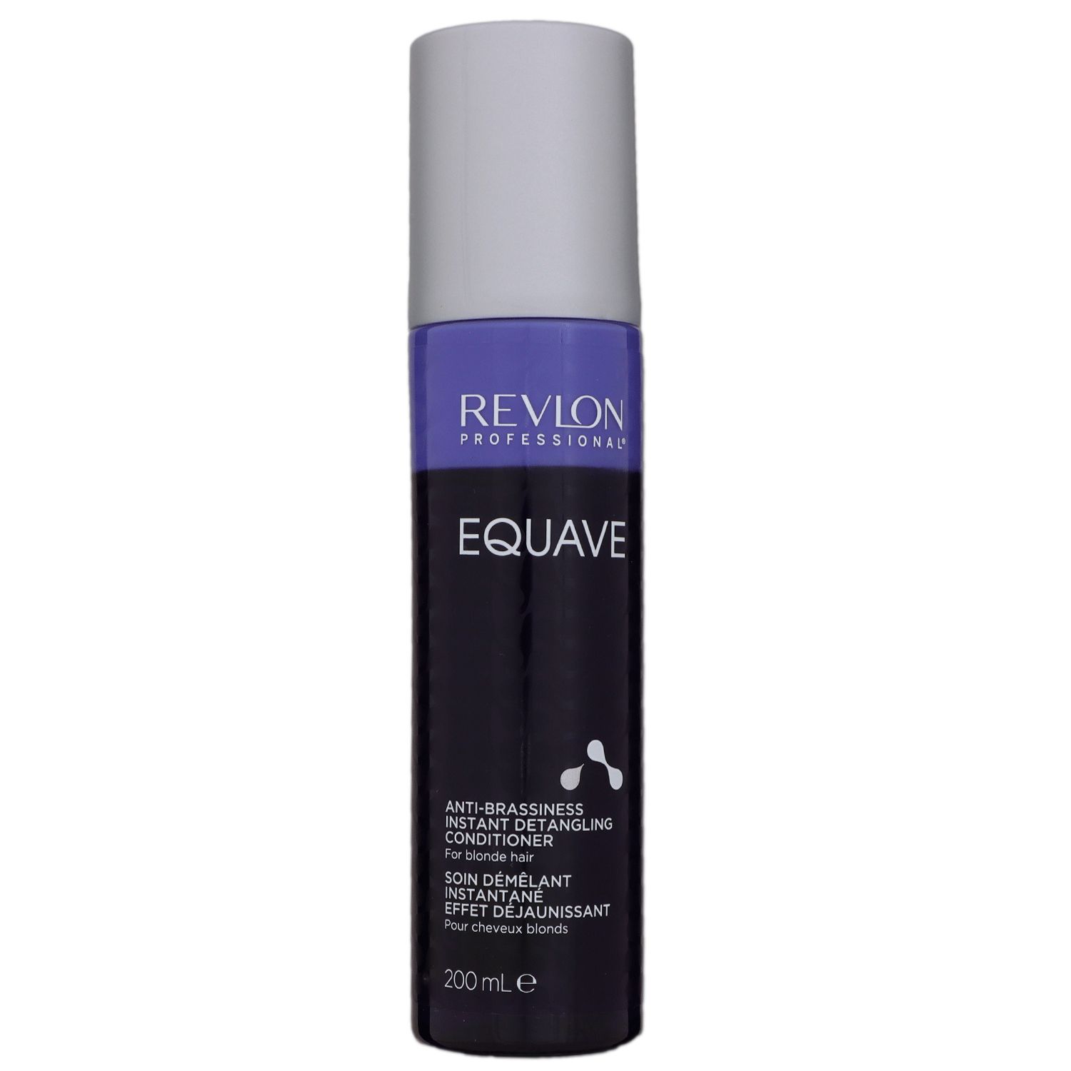 Revlon Equave Anti Brassiness Instant Detangling 200 ml Conditioner Leave In f�r langes Blondes Haar