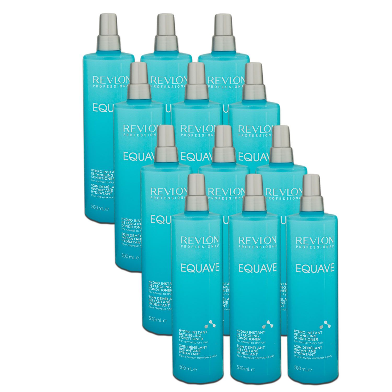Revlon Equave Hydro Instant Detangling Conditioner 12 x 500 ml 2 Phasen Spr�h Conditioner Set