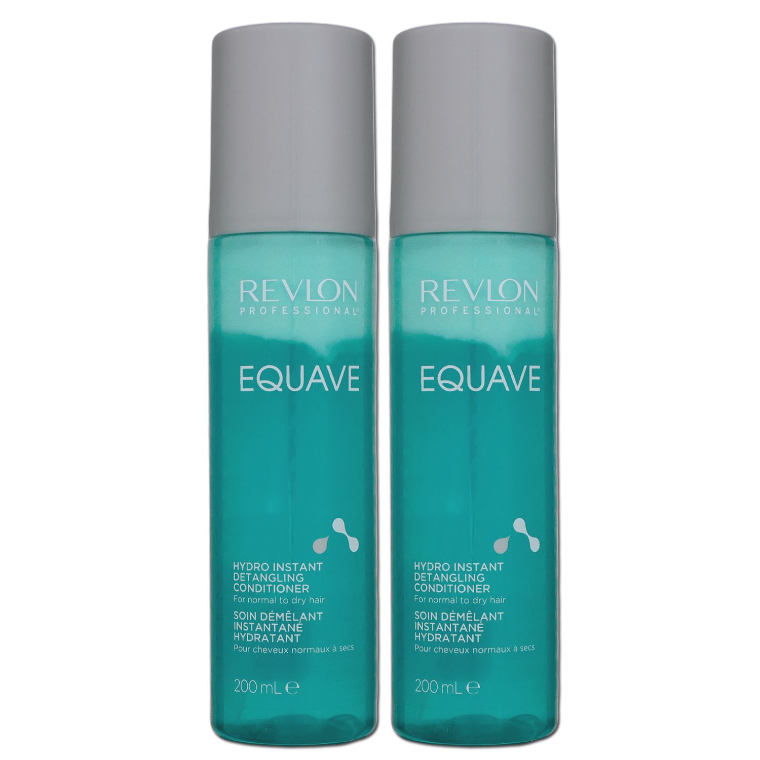 Revlon Equave Hydro Instante Detangler Conditioner 2 x 200 ml Feuchtigkeit Keratin f�r trockenes Haa