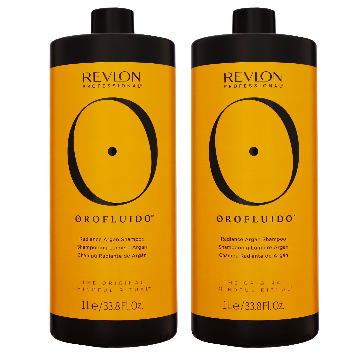 Revlon Orofluido 2 x 1000 ml Shampoo f�r jeden Haartyp mit Argan�l Set