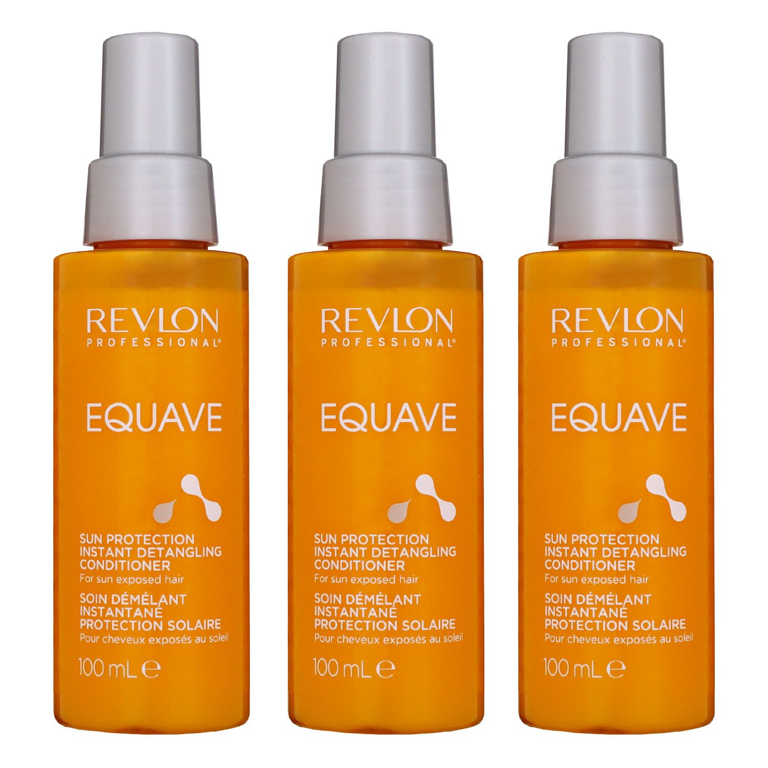 Revlon Professional Equave 3 x 100 ml Sun Protection Detangling Spray Sonnenschutzspray Set