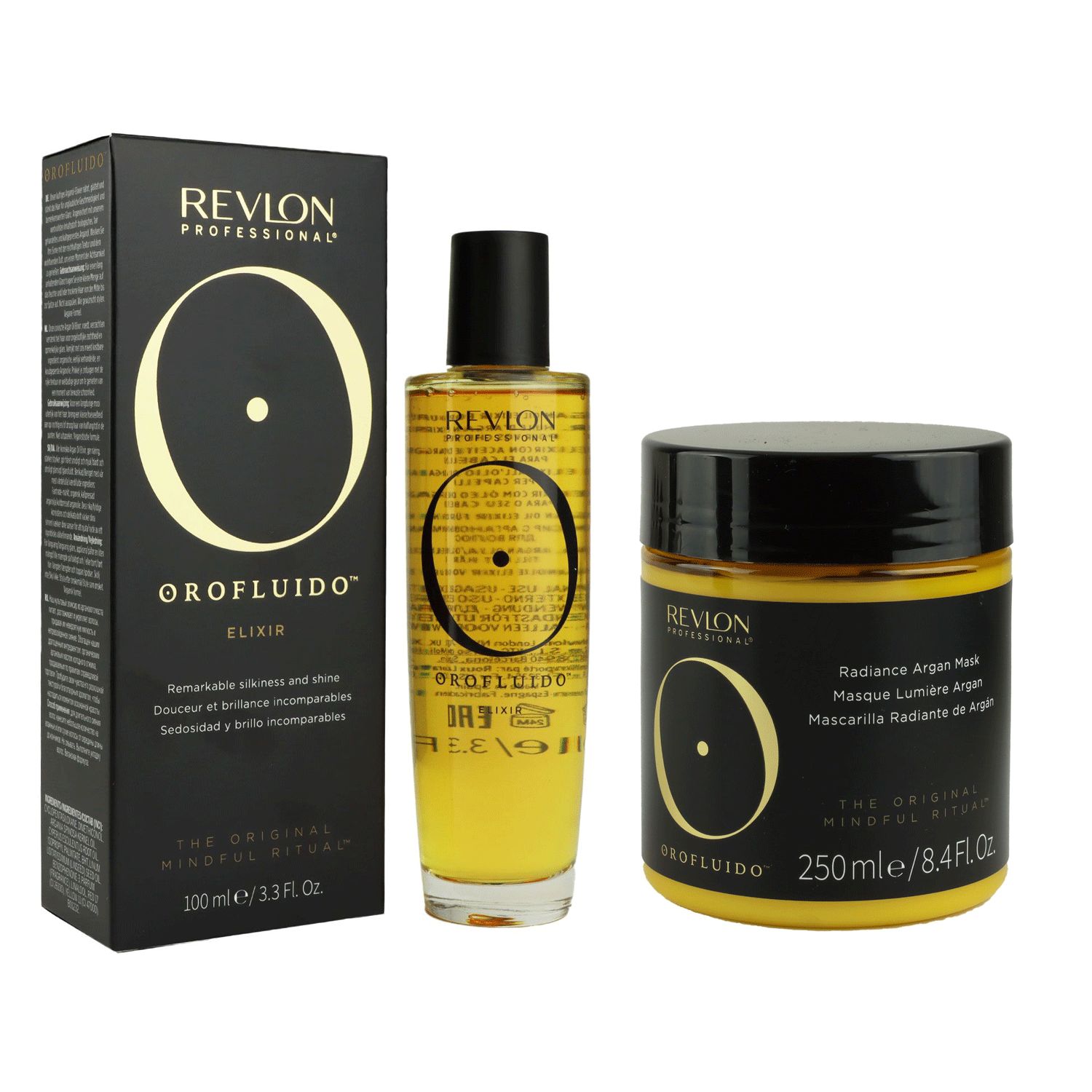 Revlon Professional Orofluido 100 ml Elixir & 250 ml Maske Set