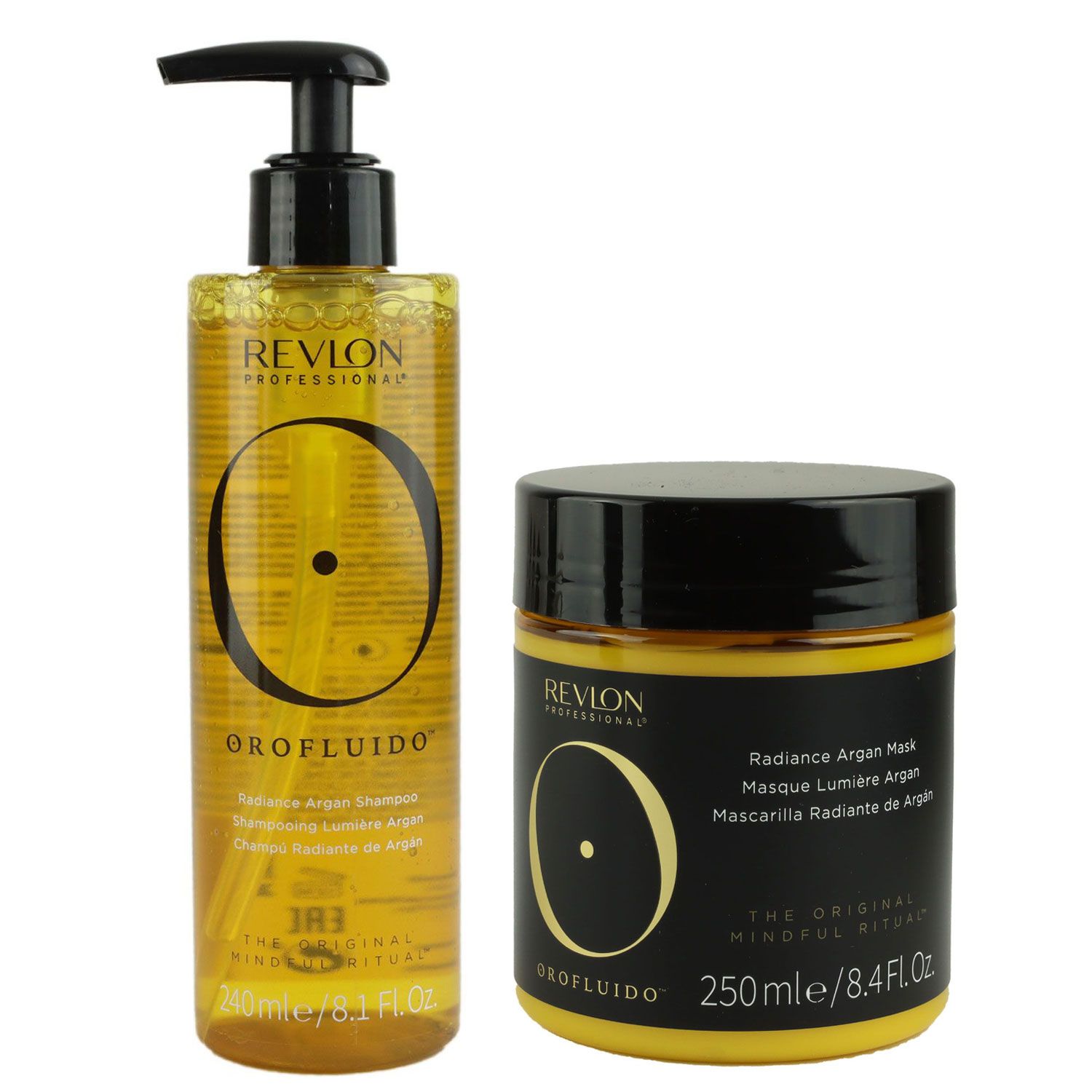 Revlon & Riemax Orofluido ml 240 Professional 250 Shampoo Set ml Maske bei