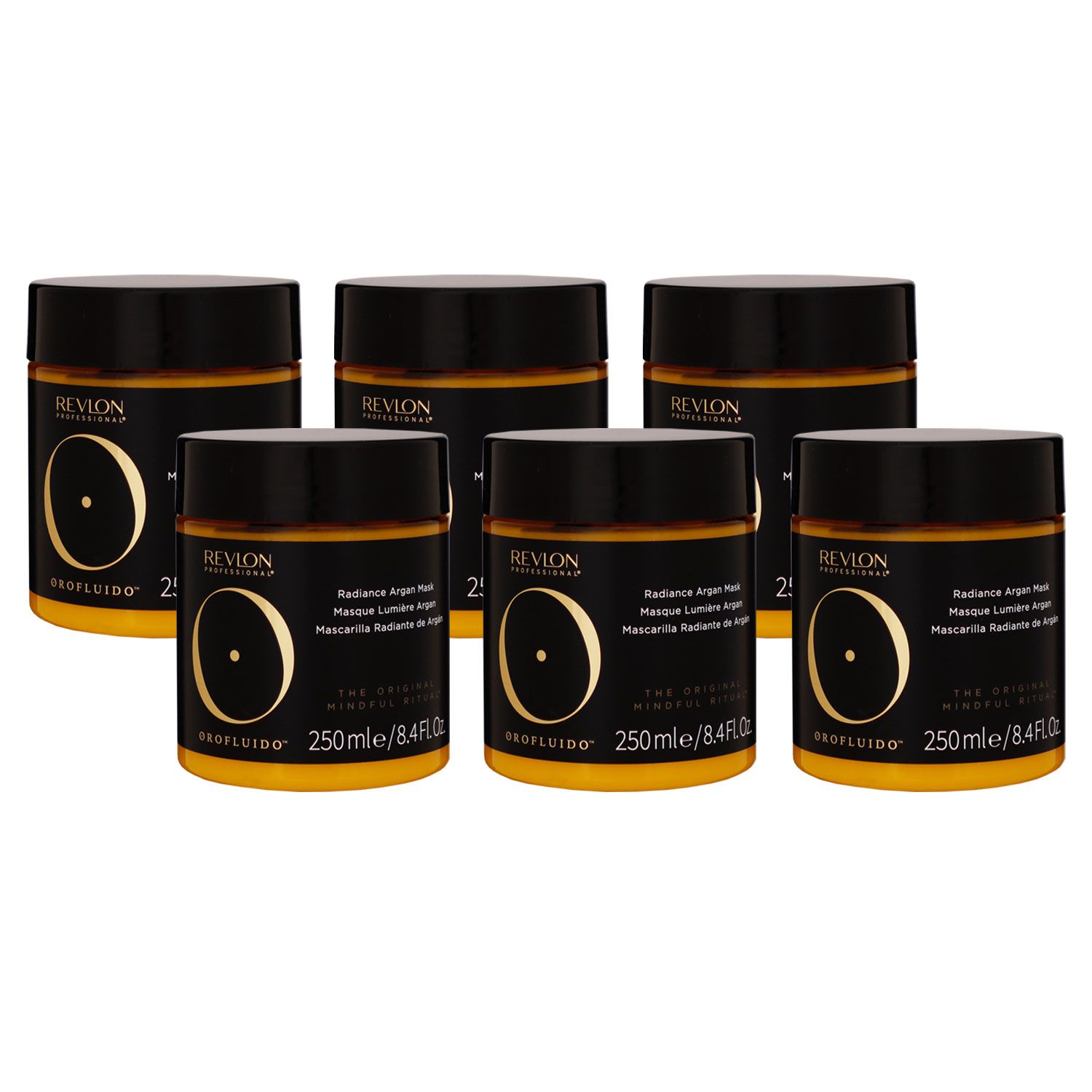 Revlon Professional Orofluido 6 x 250 ml Haarmaske mit Argan�l Set